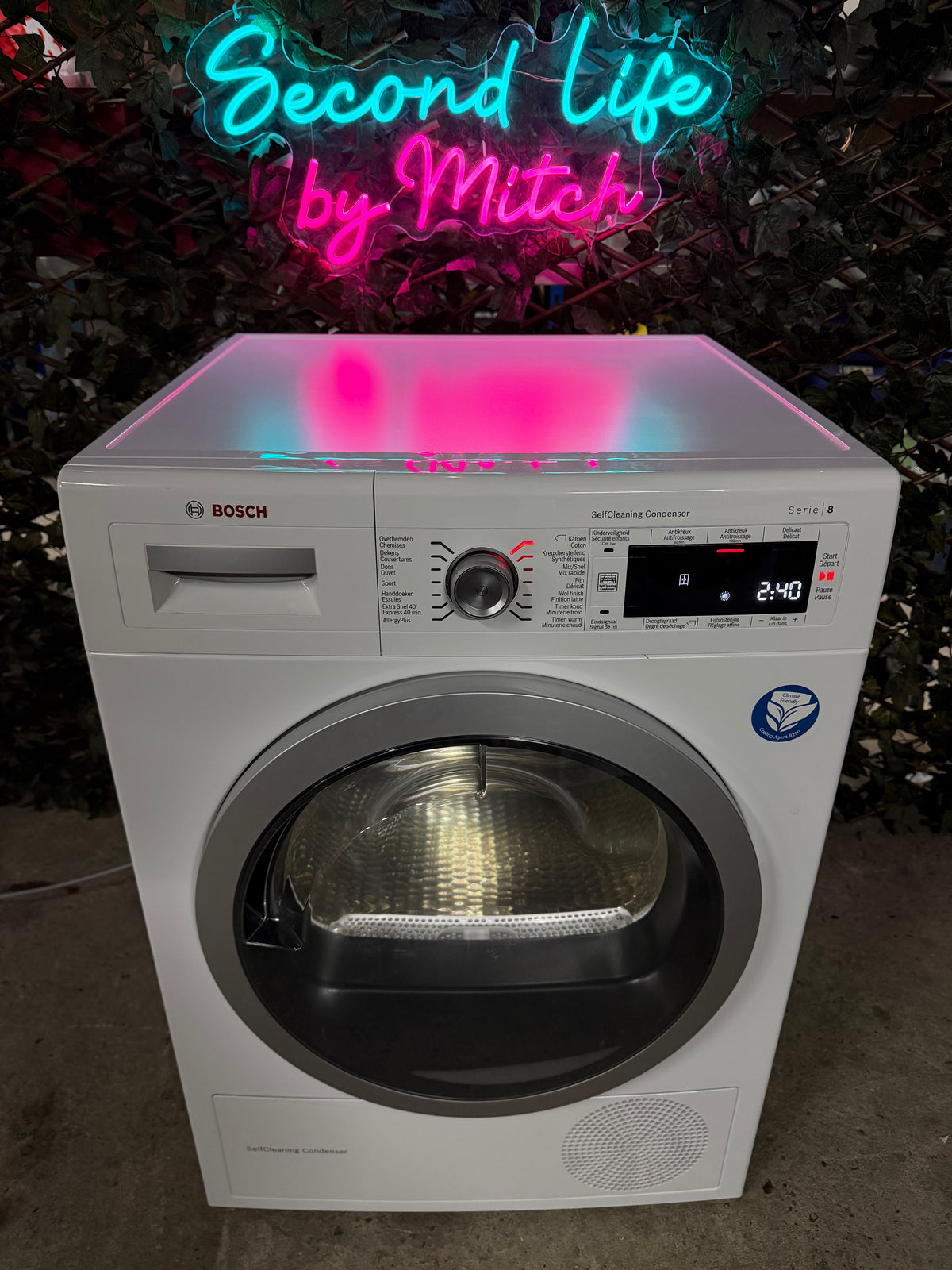 Bosch Serie 8 8kg Warmtepomp droger