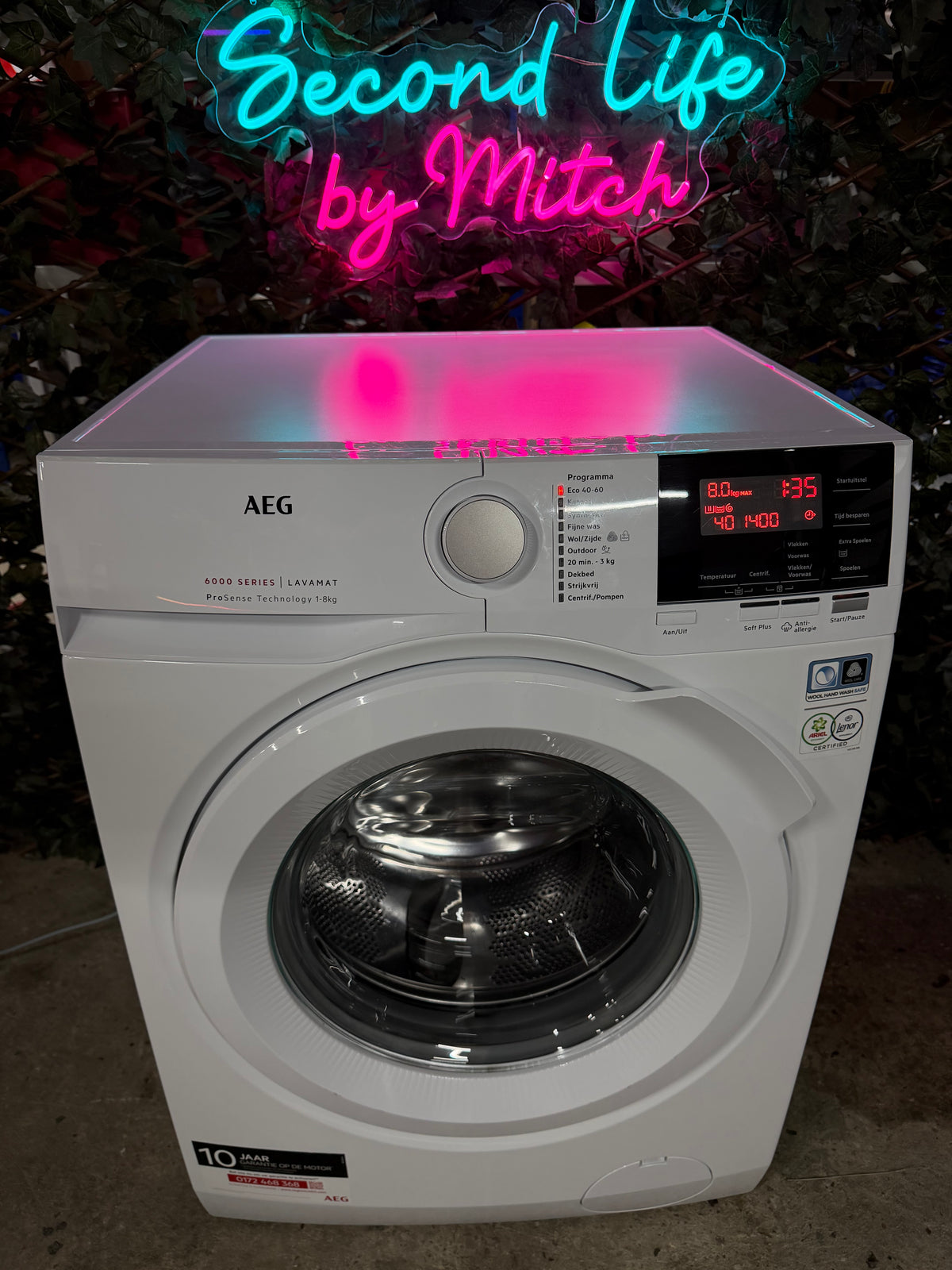 AEG 6000 Series 8kg Wasmachine