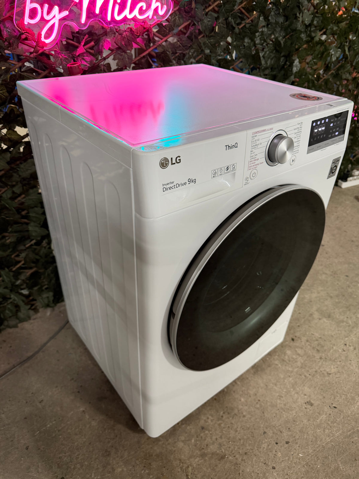 LG ThinQ 9kg WiFi Steam Wasmachine
