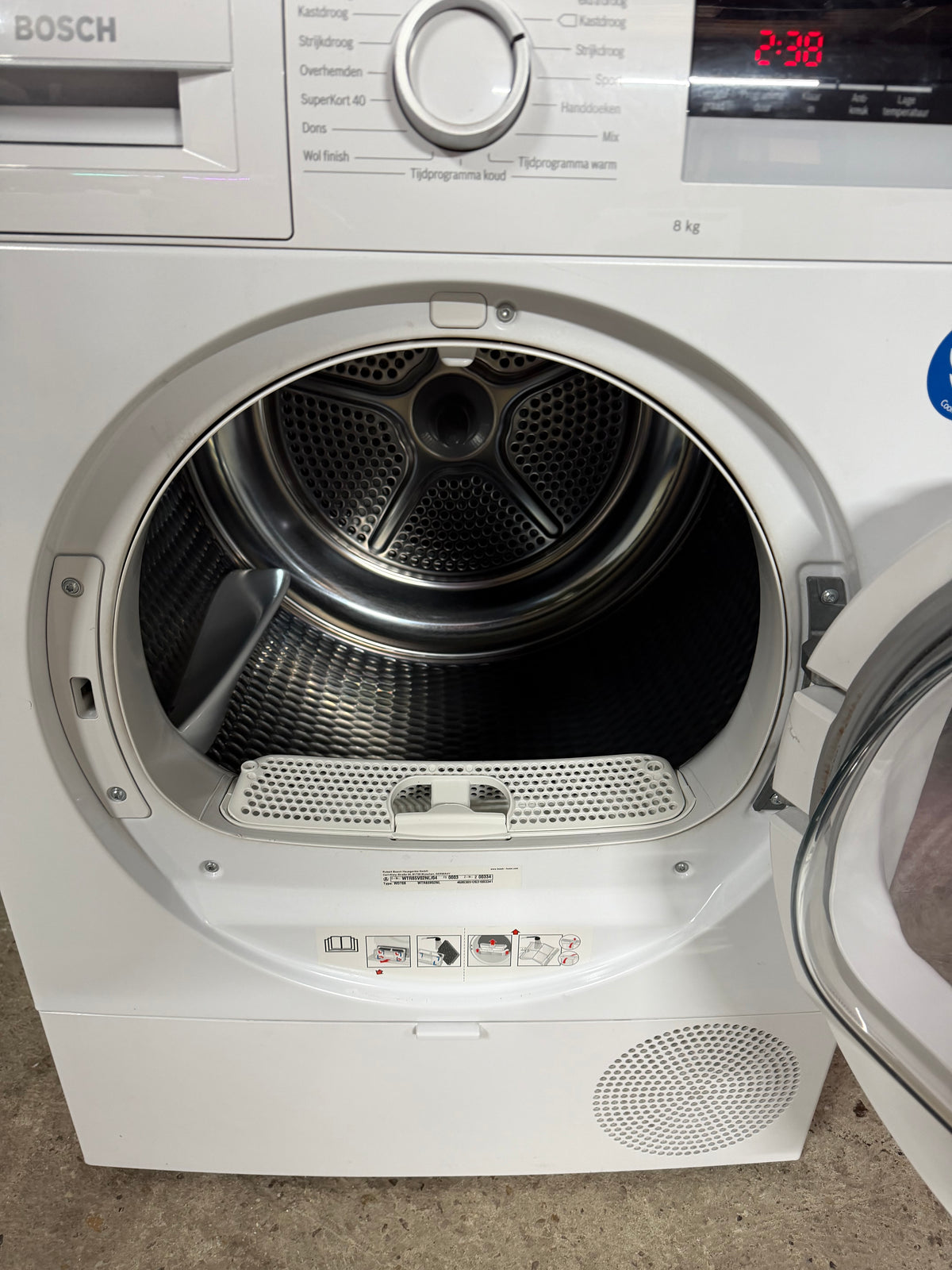 Bosch Serie 4 8kg Warmtepomp droger