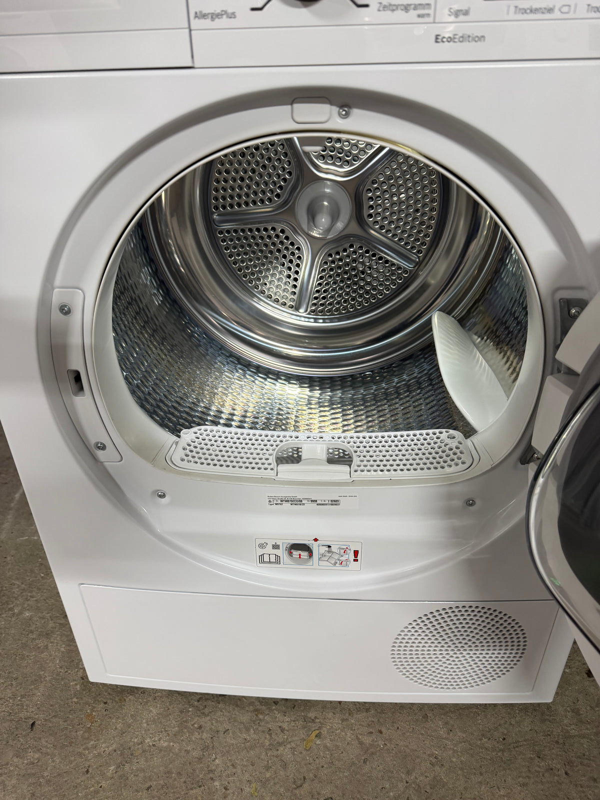 Bosch Serie 8 8kg Warmtepompdroger (Kopie)