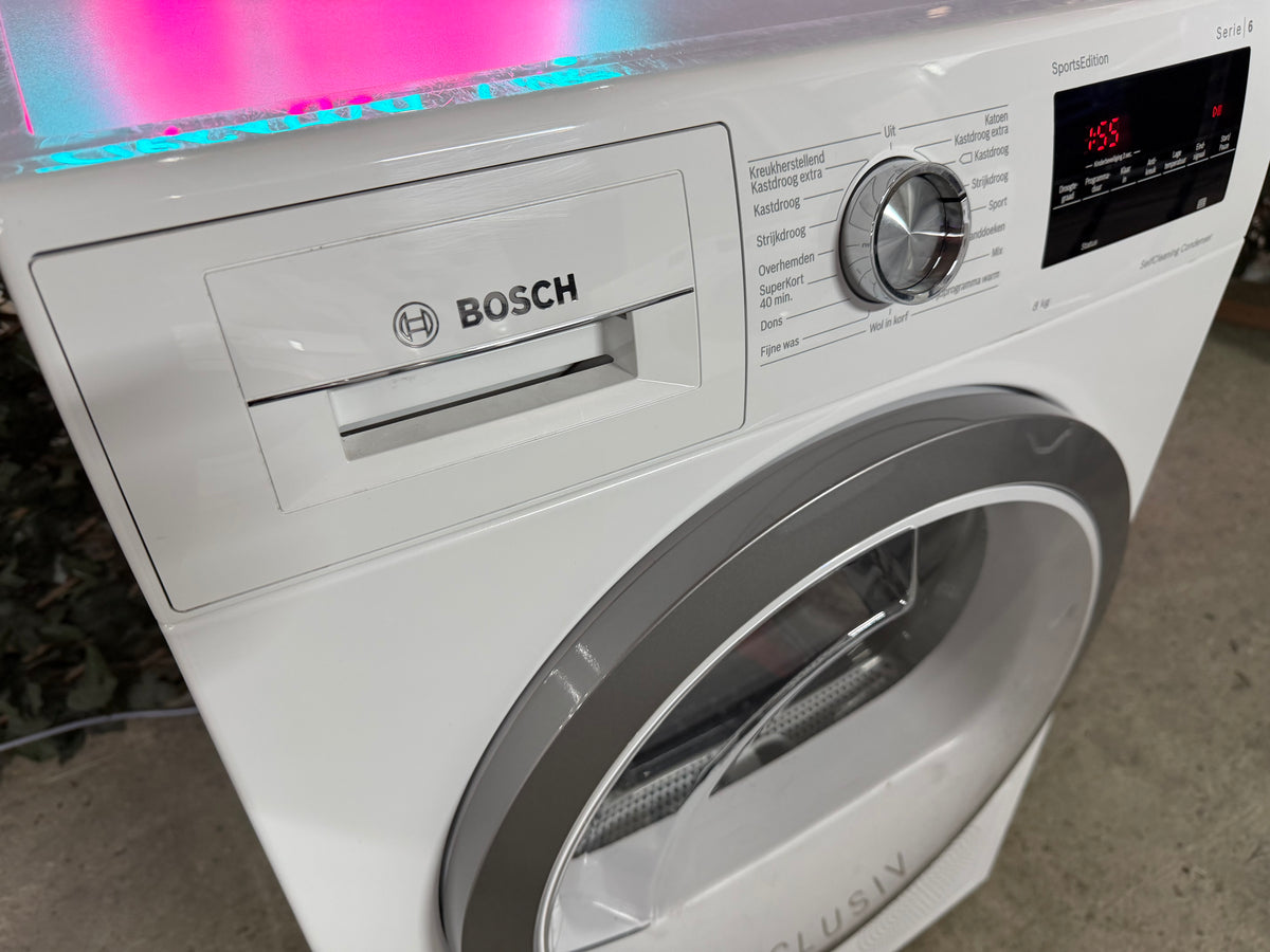 Bosch Serie 6 SportsEdition 8kg Warmtepompdroger