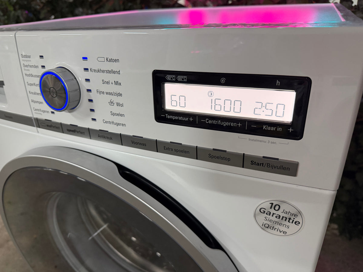 Siemens iQ800 9kg Wasmachine