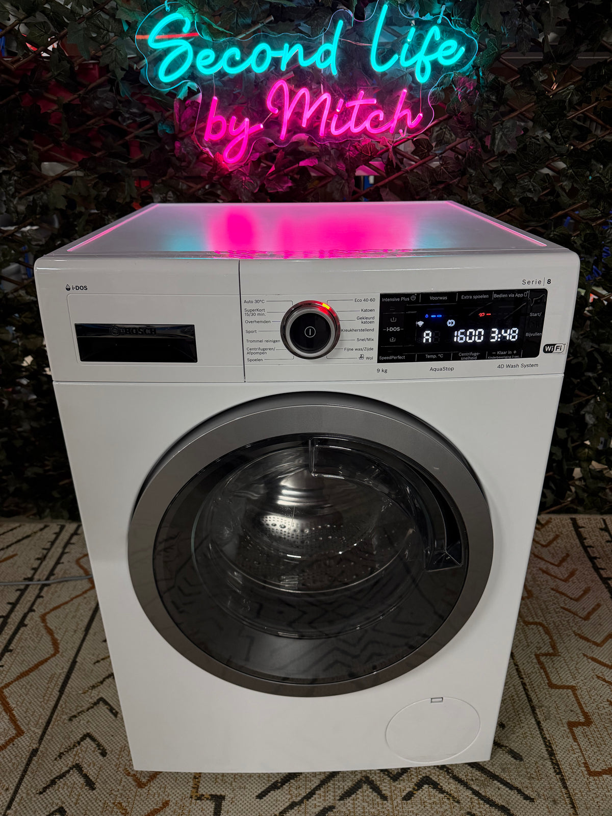 Bosch Serie 8 WiFi 9kg I-Dos Wasmachine