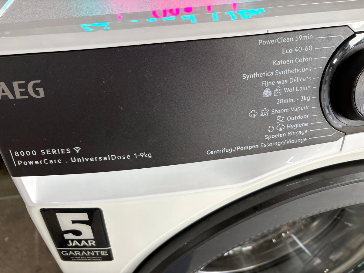 AEG 8000 Series 9kg WiFi PowerCare Wasmachine