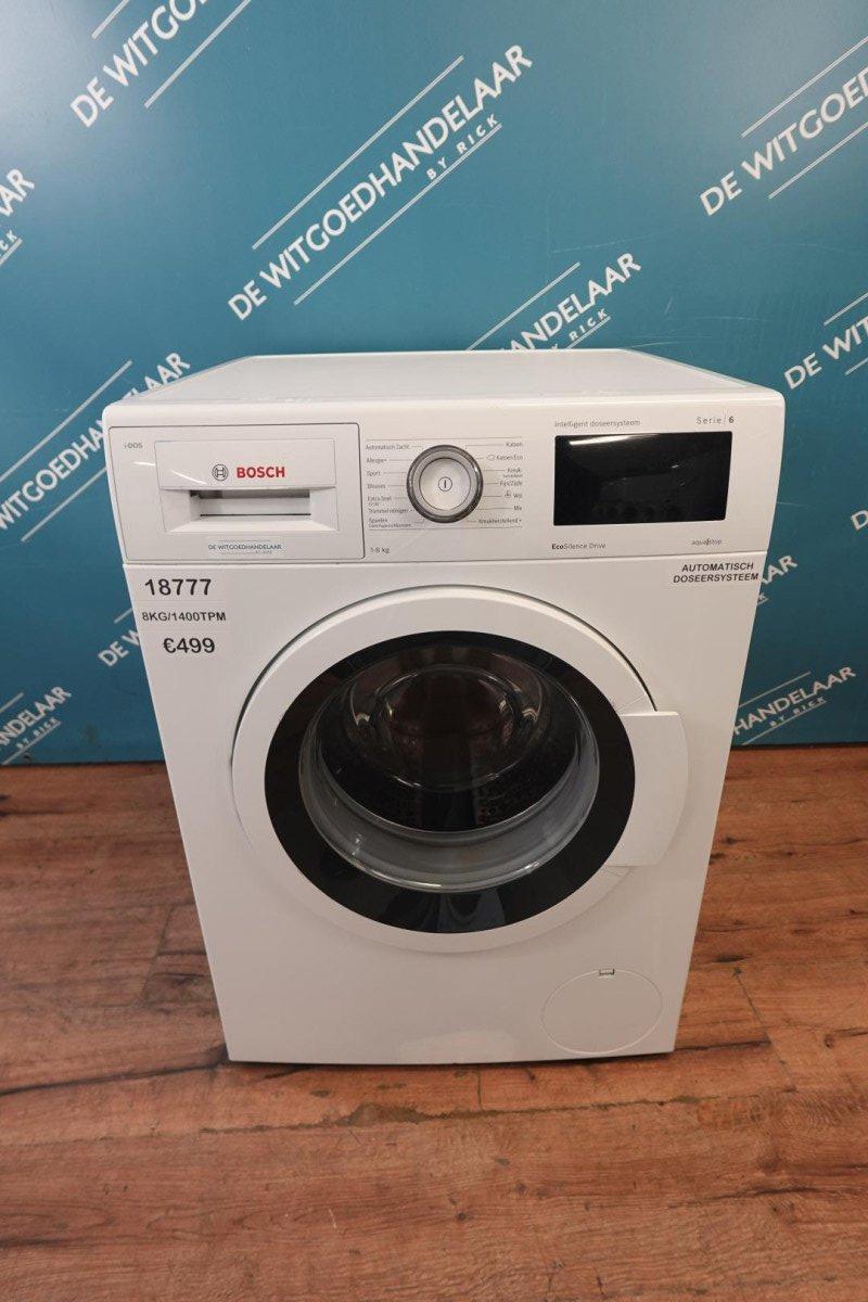 Wasmachine 8 kg 1400 toeren Bosch Serie 6 i-DOS