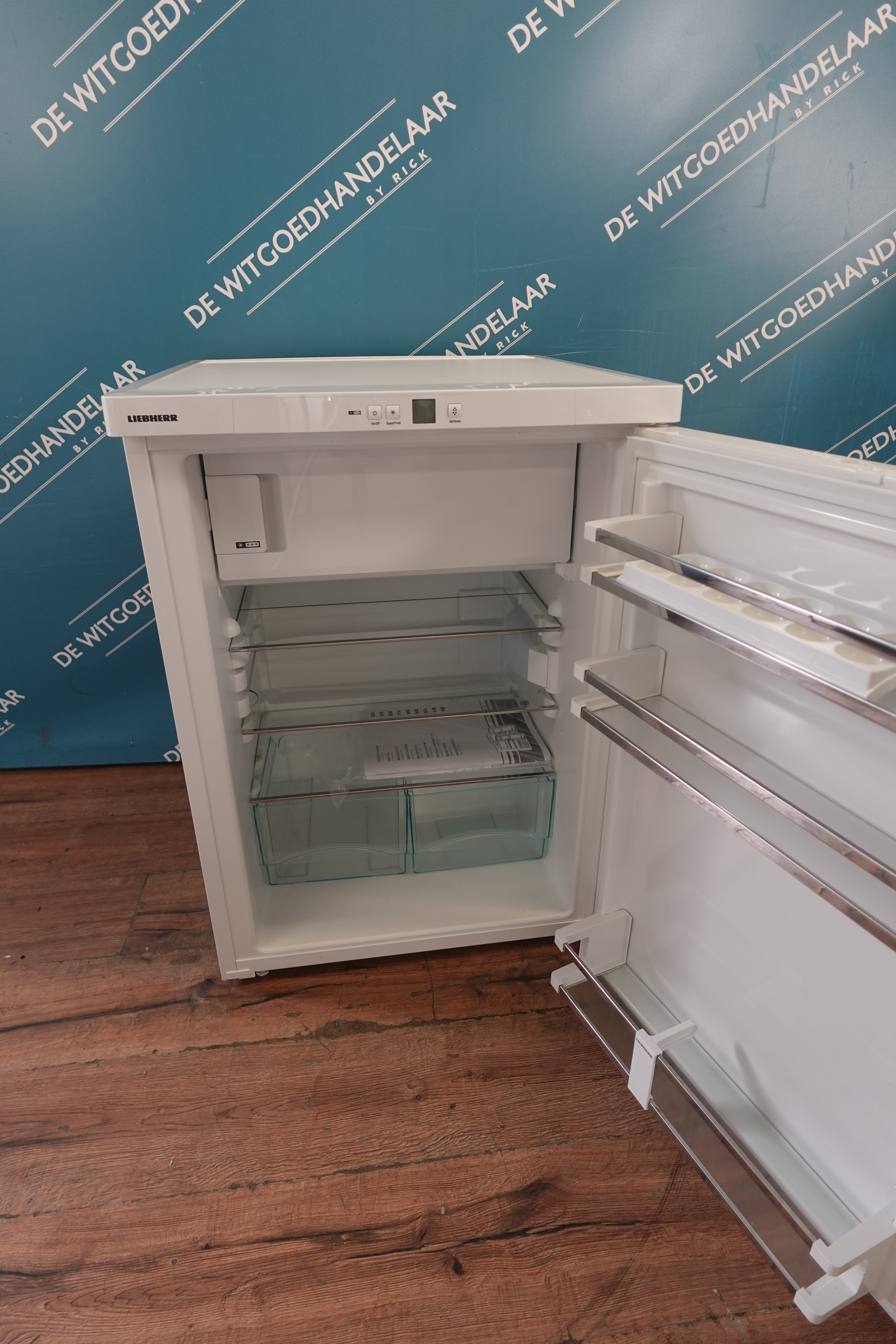 vrijstaande koel- vriescombinatie tafelmodel Liebherr