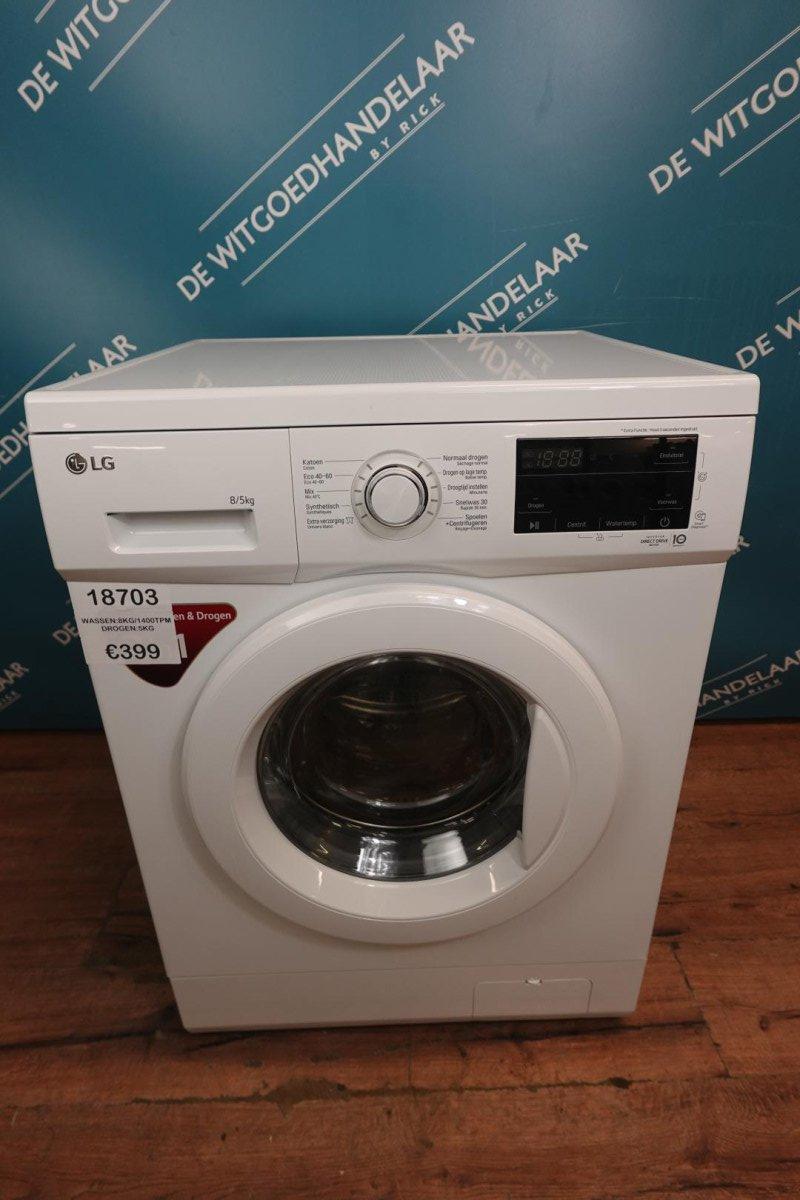 Was- droogcombinatie LG 8/5 kg 1400 toeren