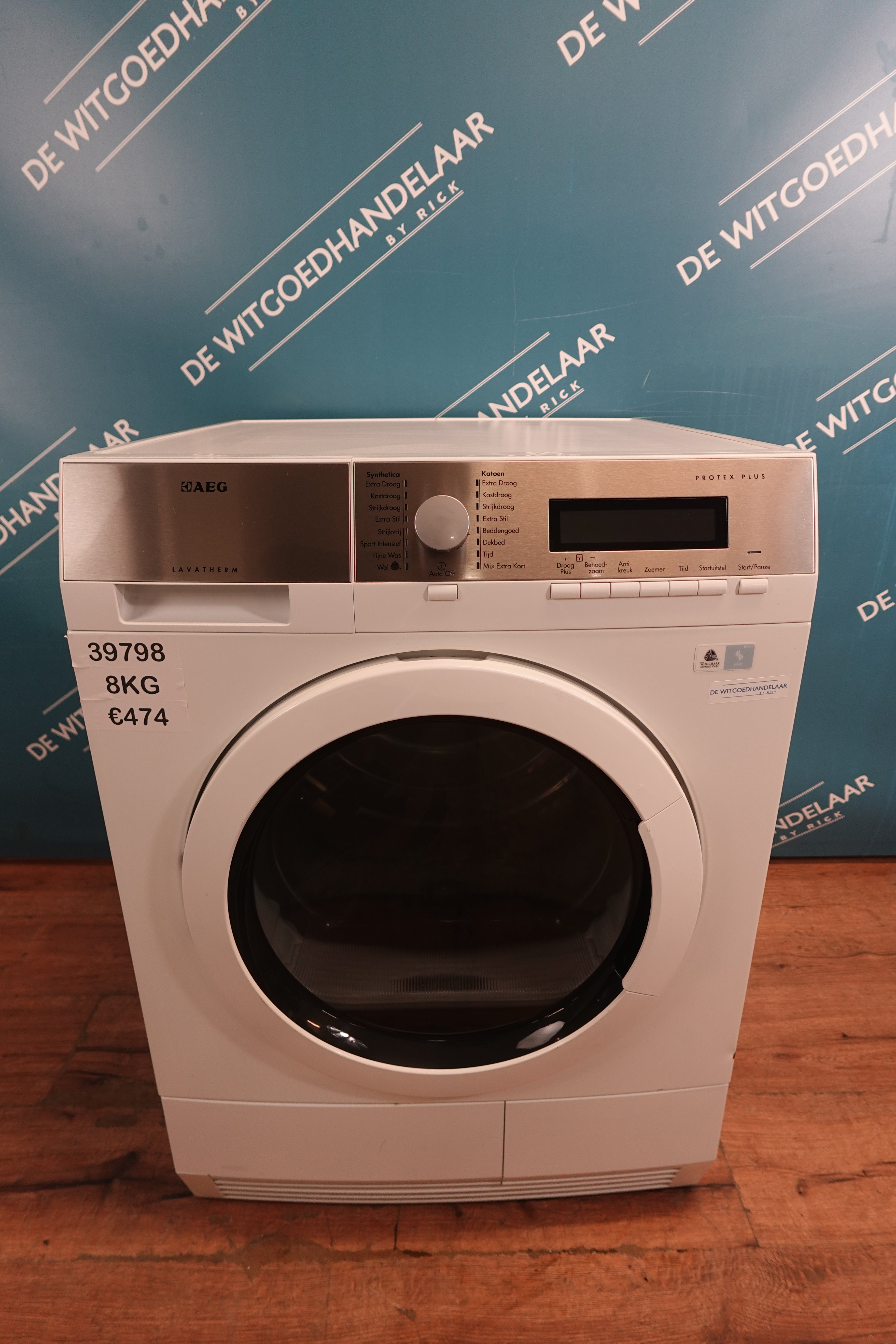 Warmtepompdroger AEG lavatherm 8kg