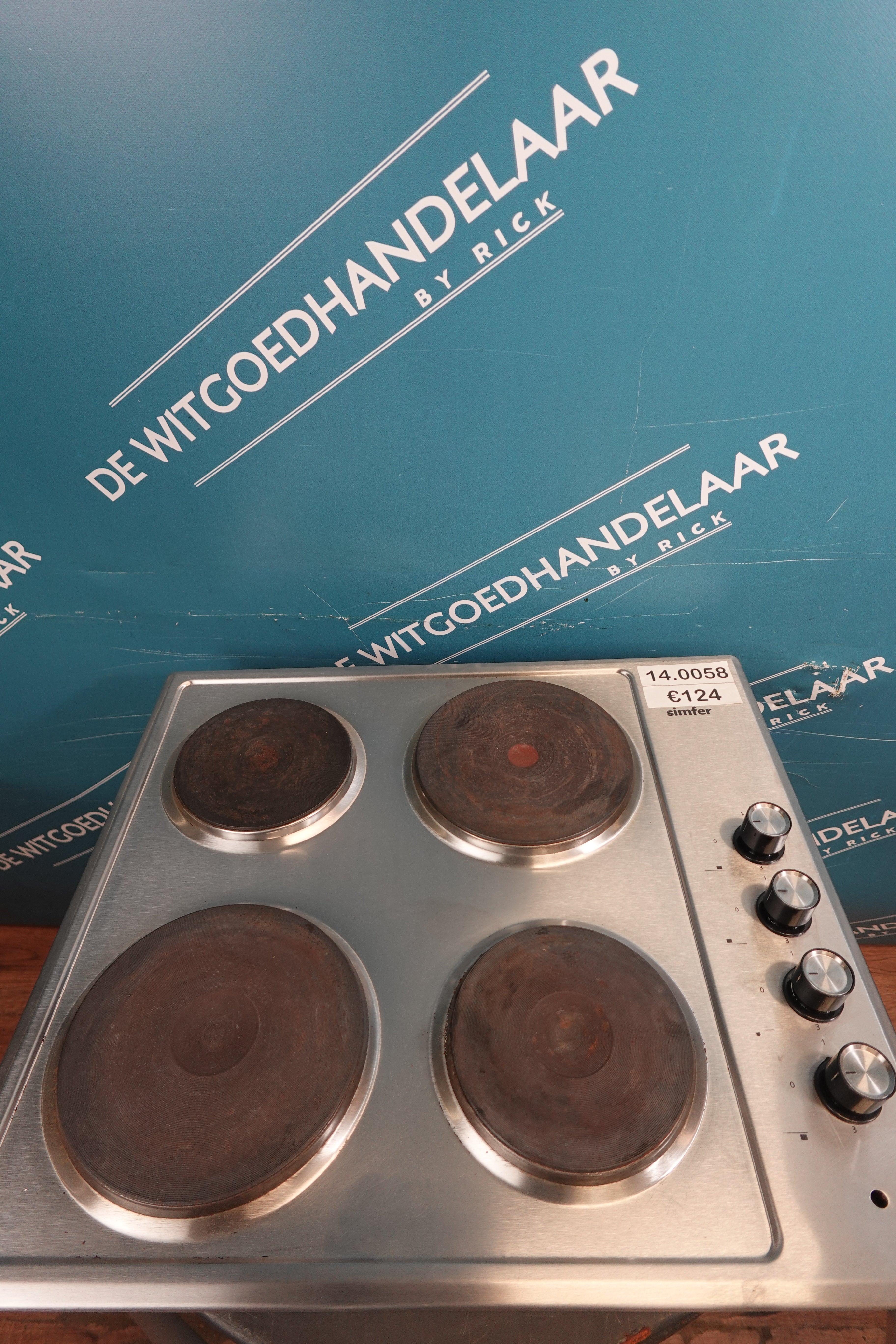 Inbouw elektrische kookplaat Simfer