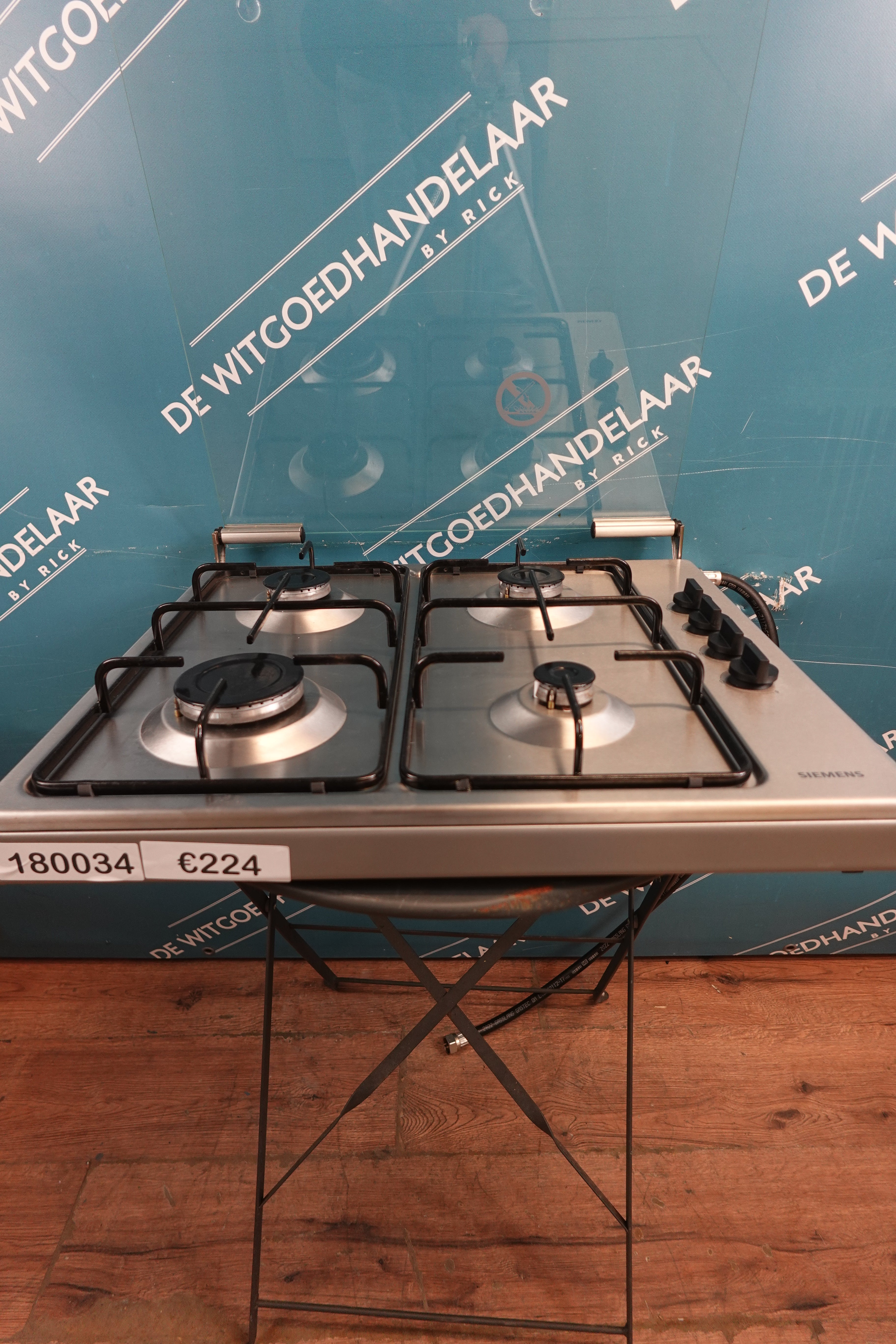 Vrijstaande gaskookplaat Siemens