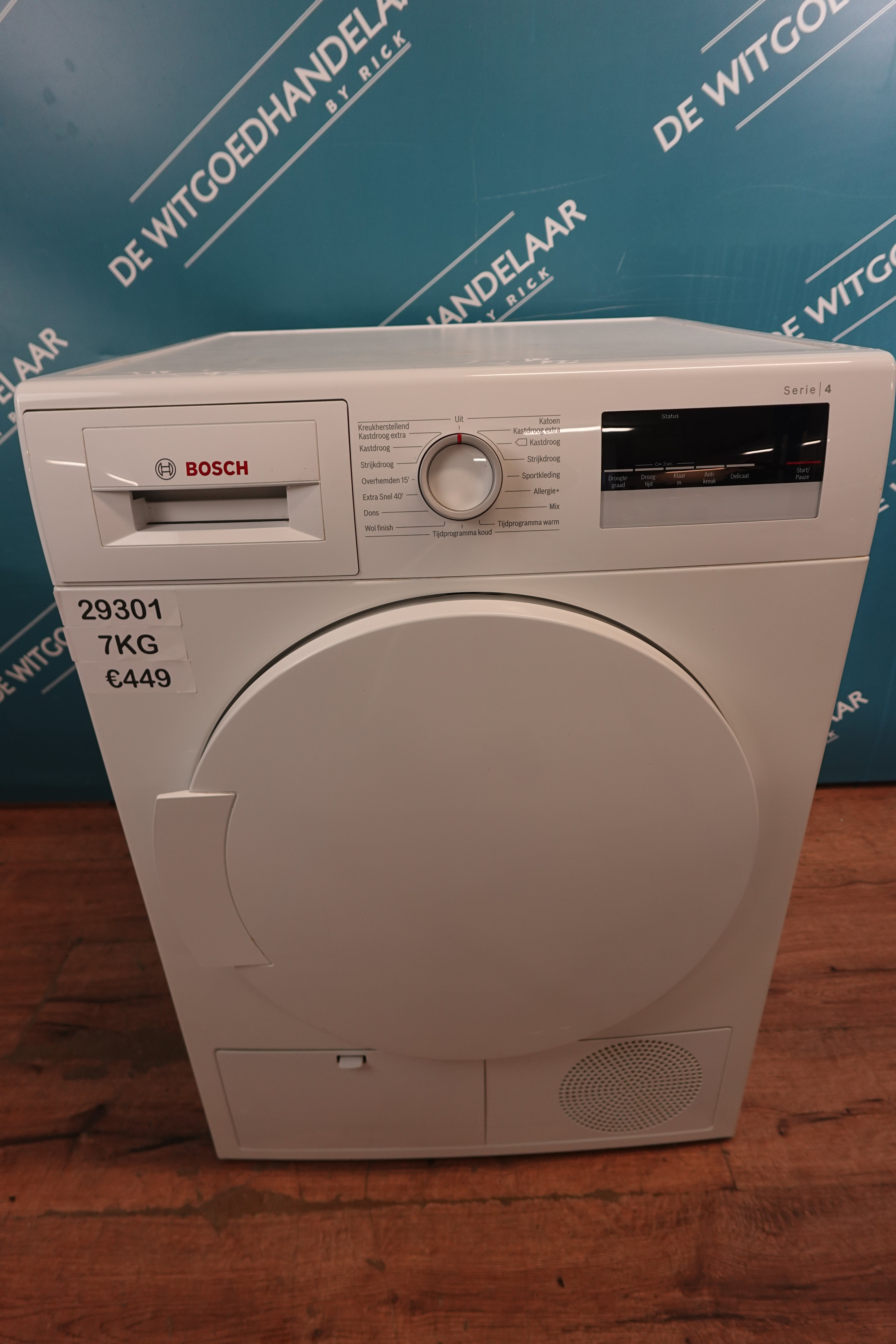 Condensdroger Bosch Serie 4 7kg