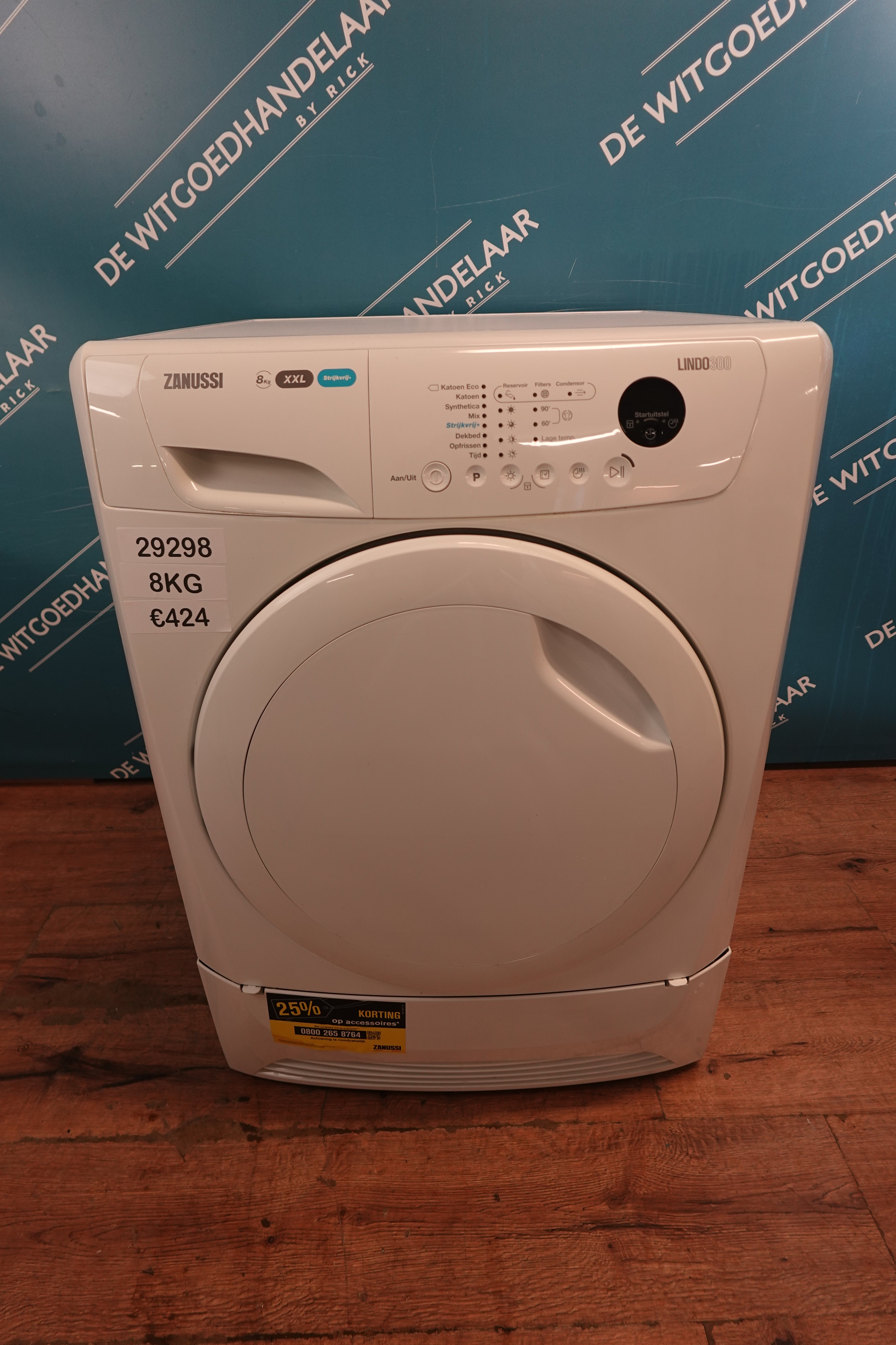 Condensdroger Zanussi Lindo 300 8kg