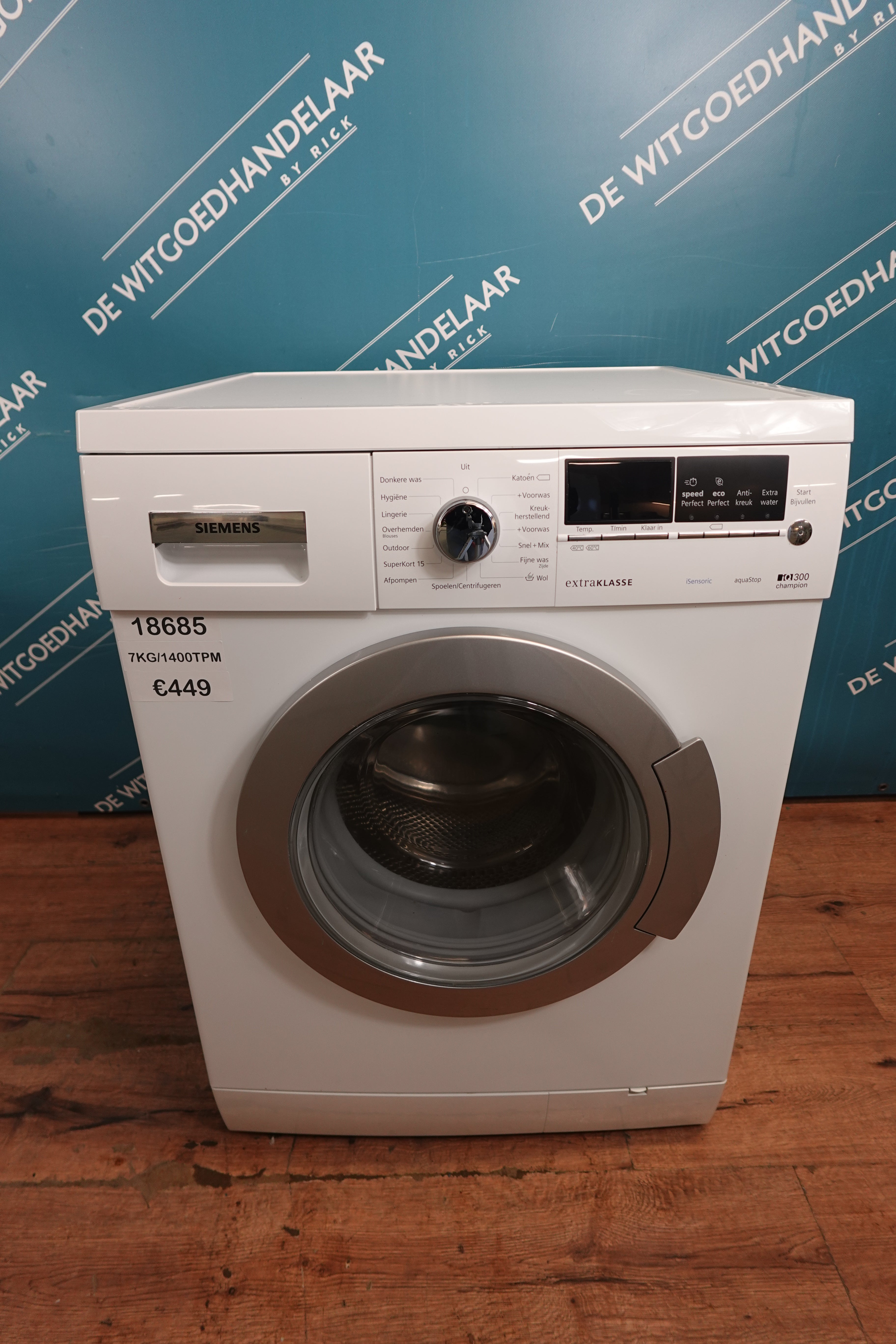 Wasmachine Siemens IQ300 7 kg 1400 toeren