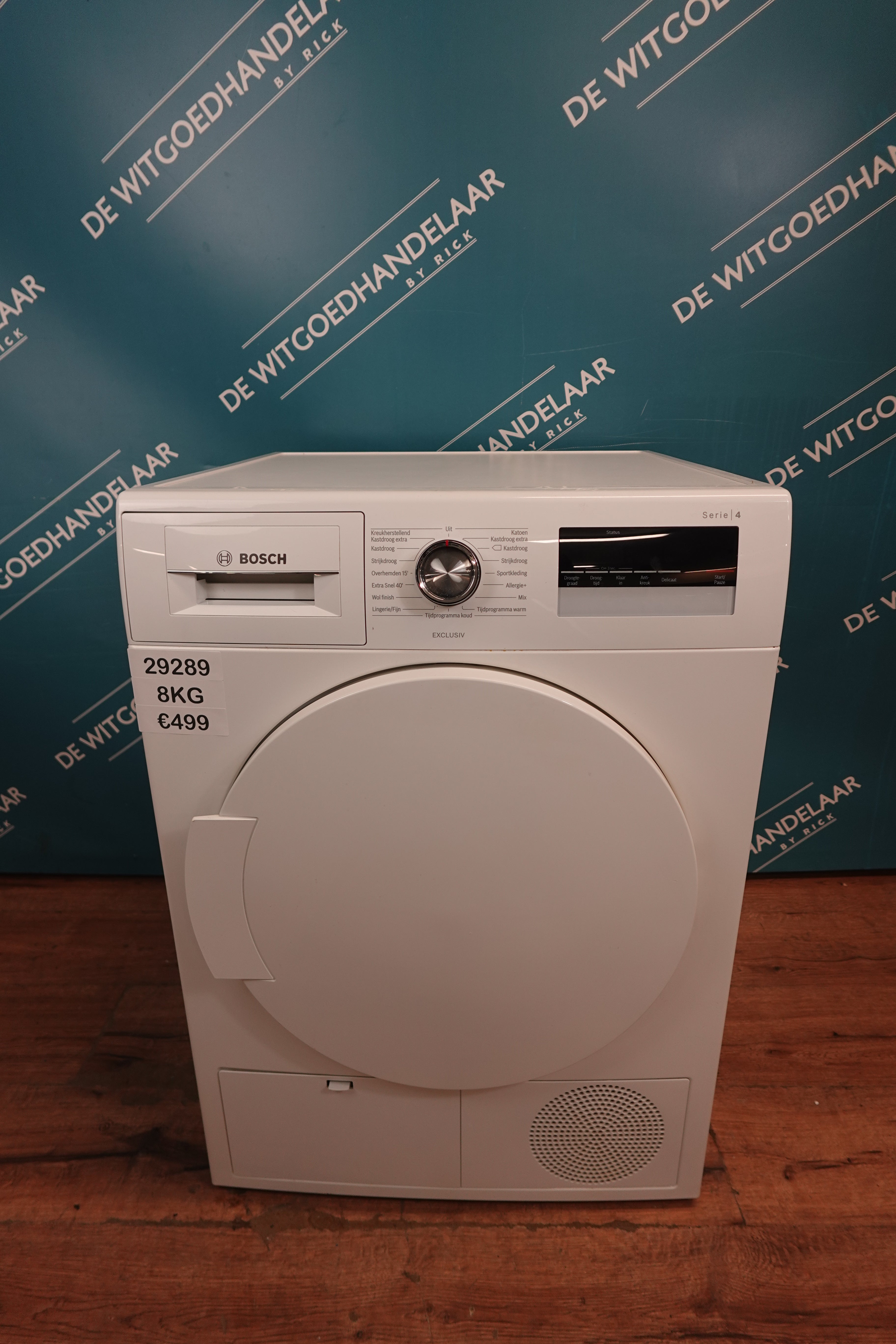 Condensdroger Bosch serie 4 8kg