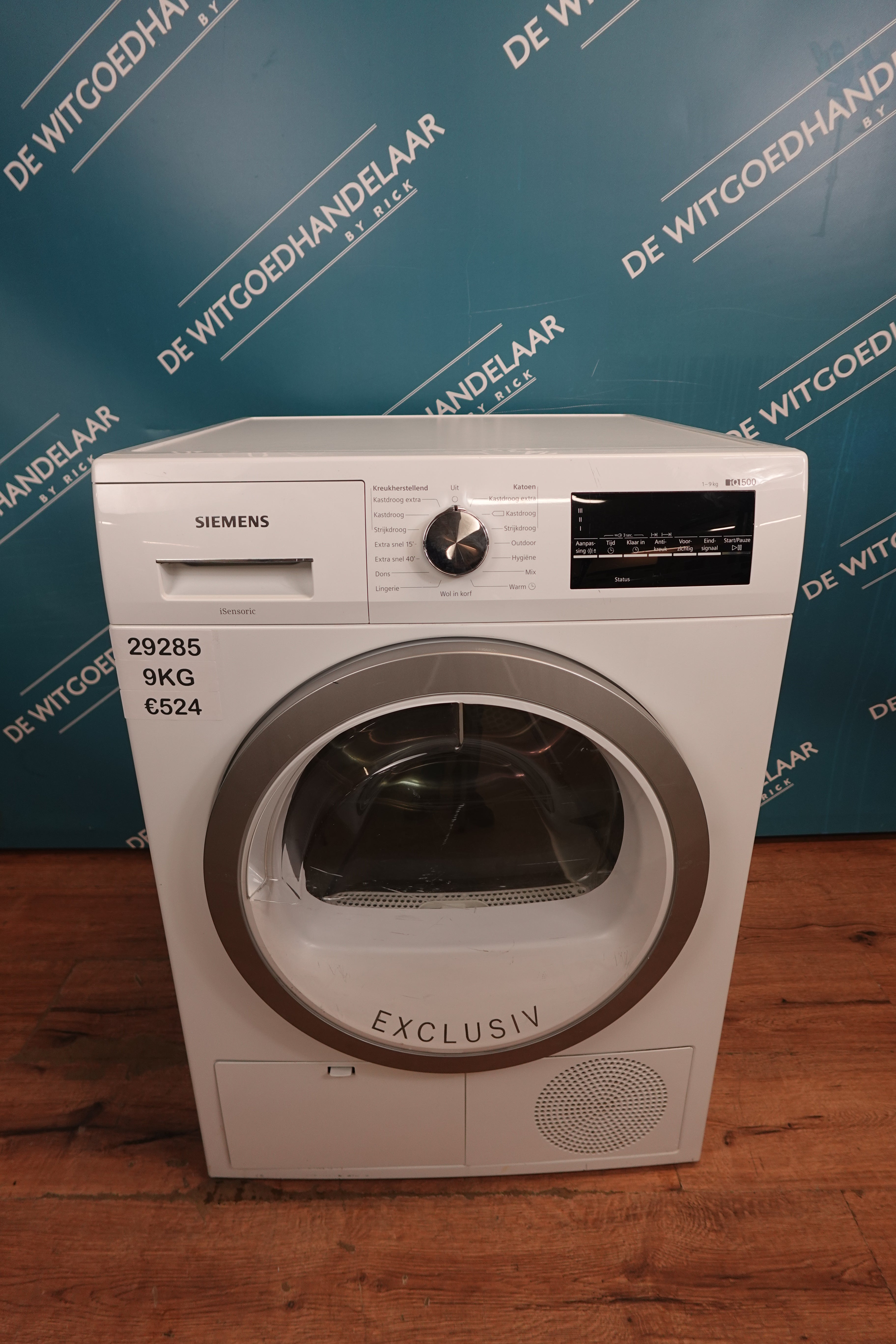 Condensdroger Siemens 9 kg