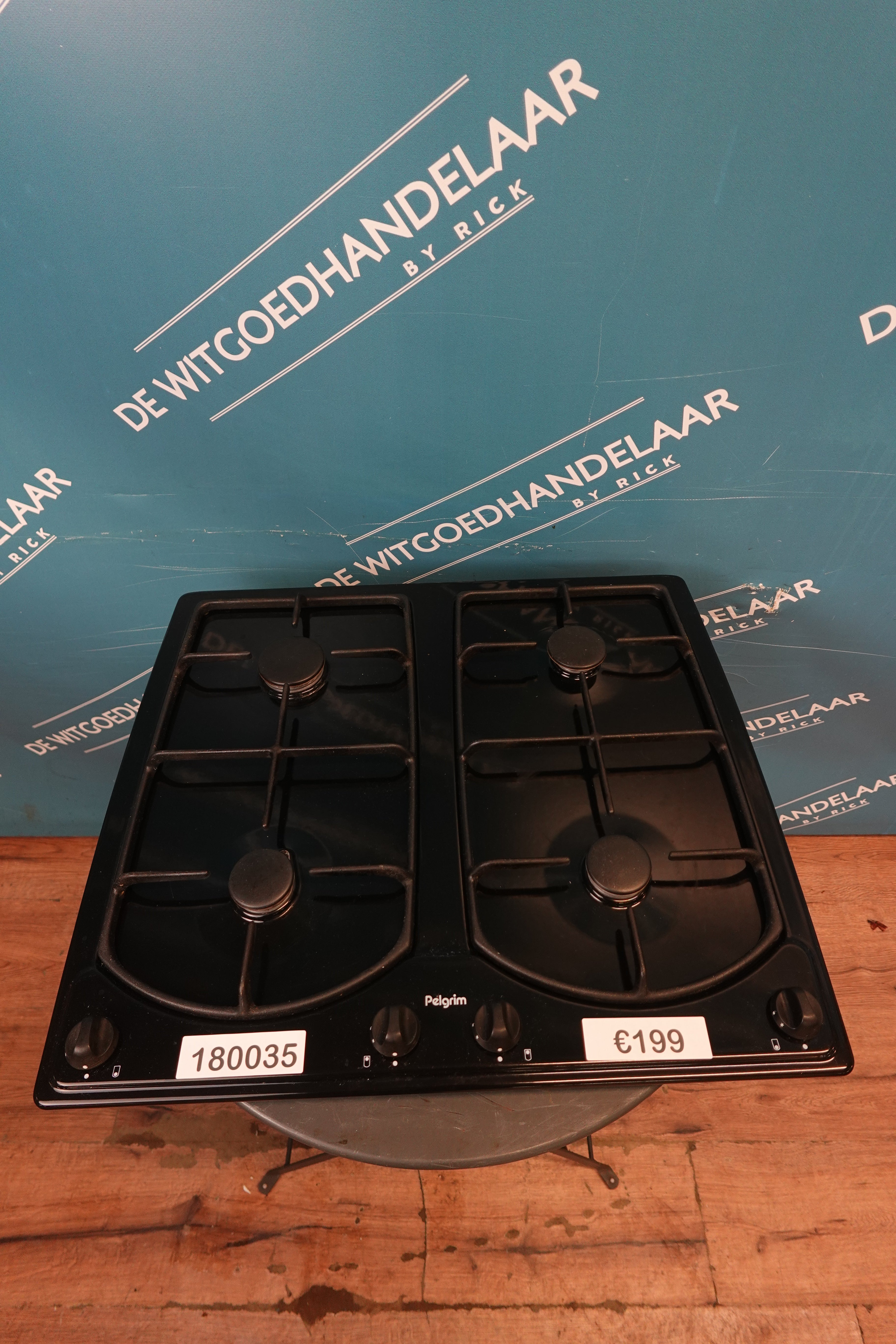 inbouw Gaskookplaat Pelgrim