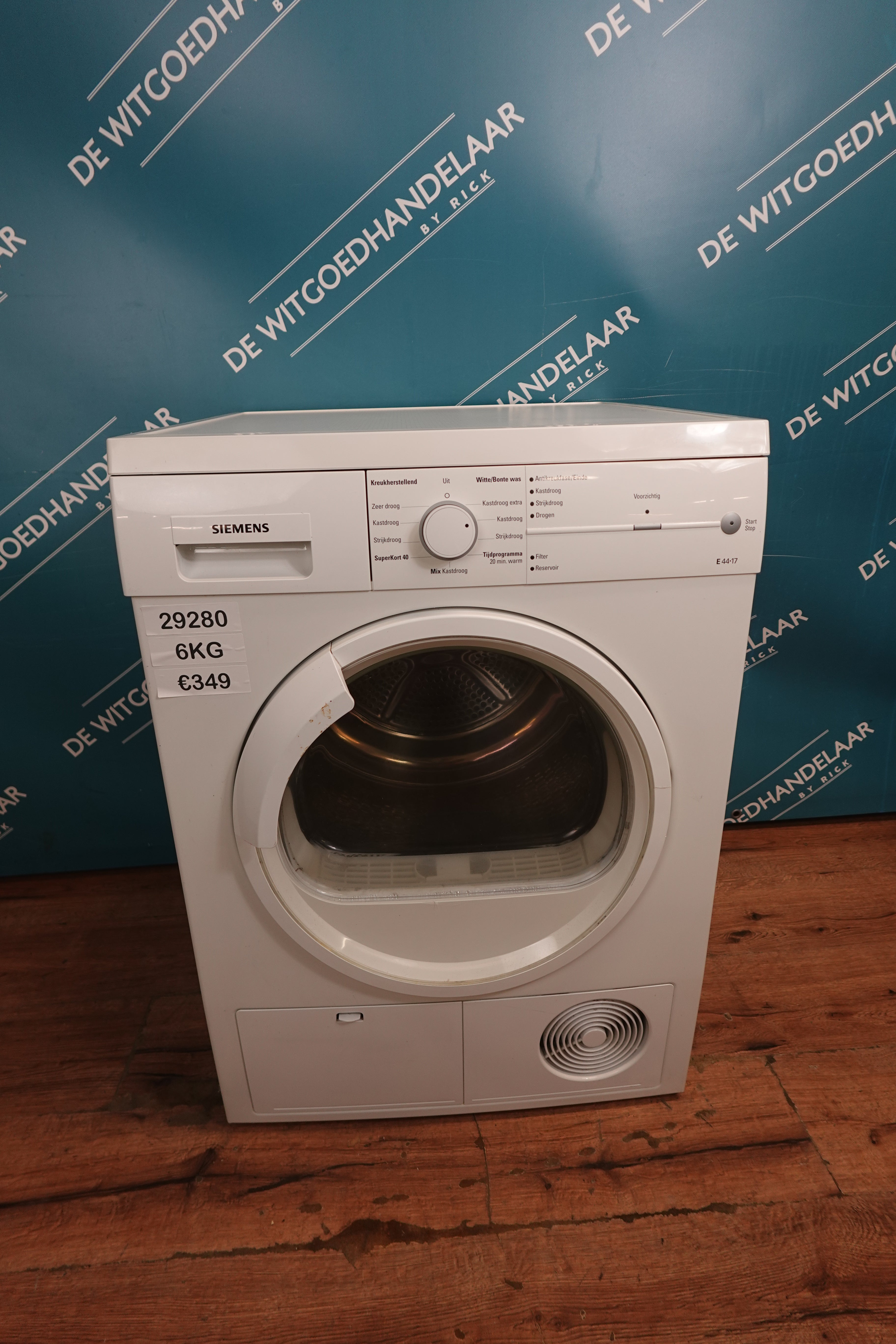 Condensdroger Siemens 6 kg