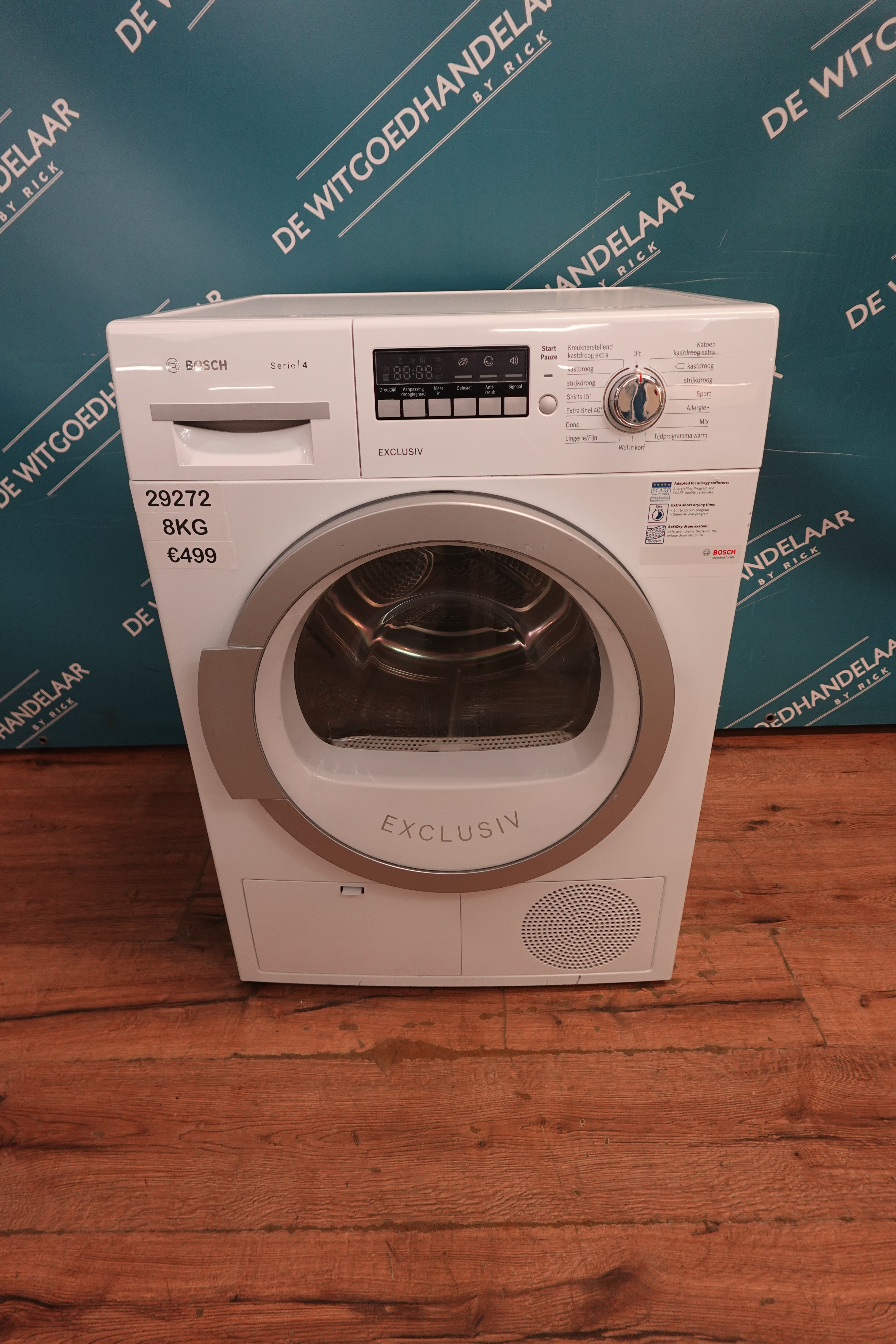 Condensdroger Bosch serie 4 8 kg