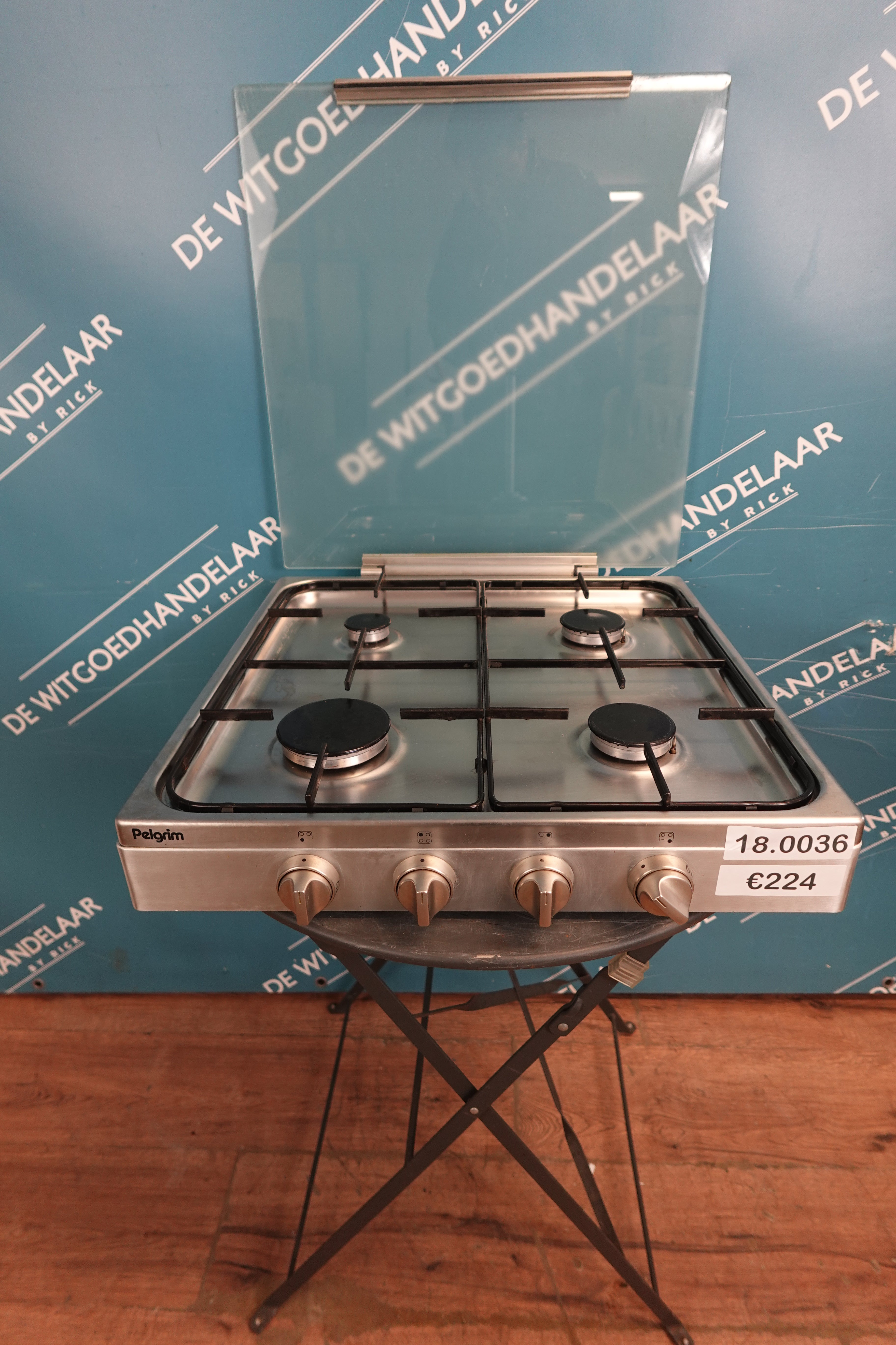 Vrijstaande gaskookplaat Pelgrim