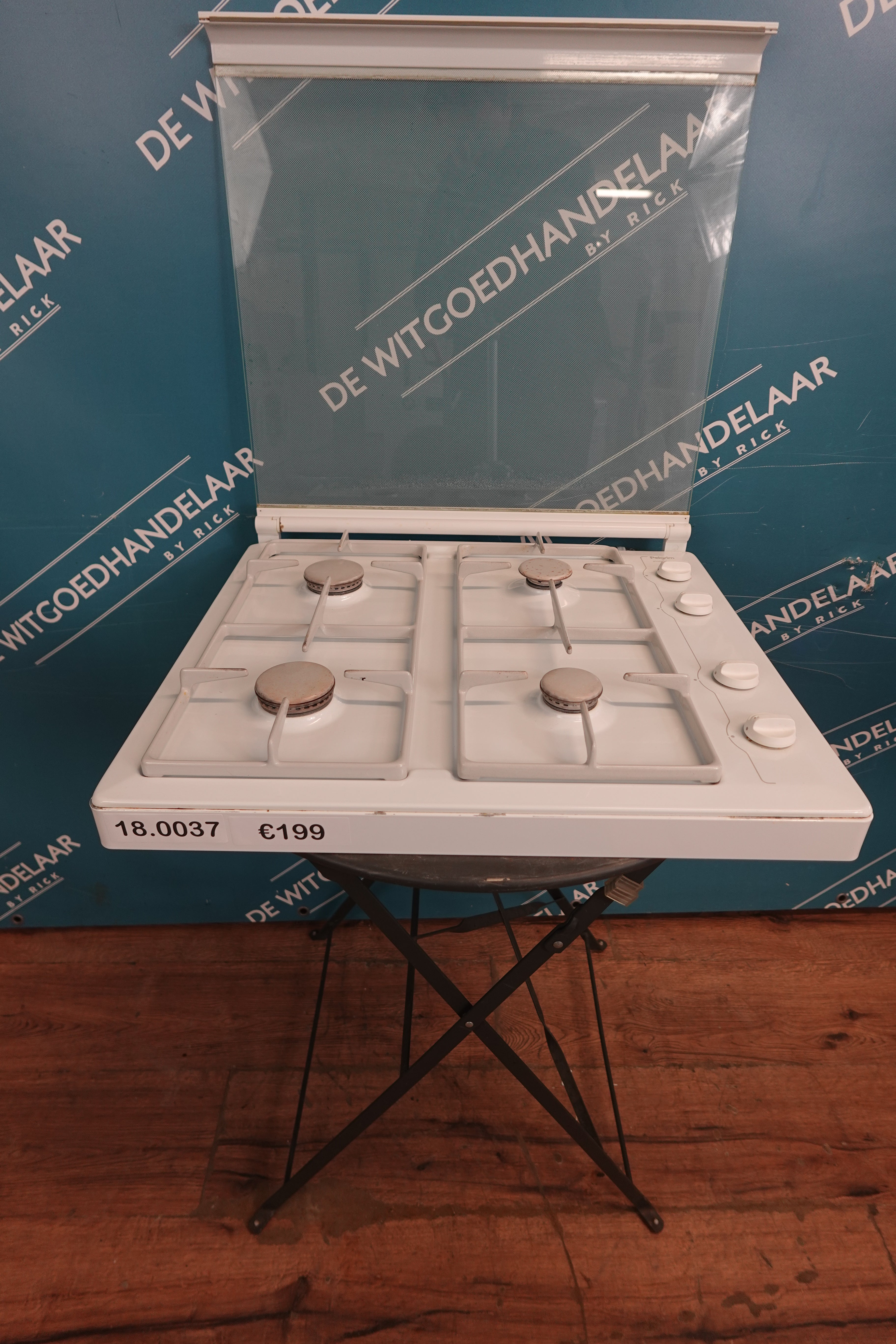 Vrijstaande gaskookplaat Pelgrim