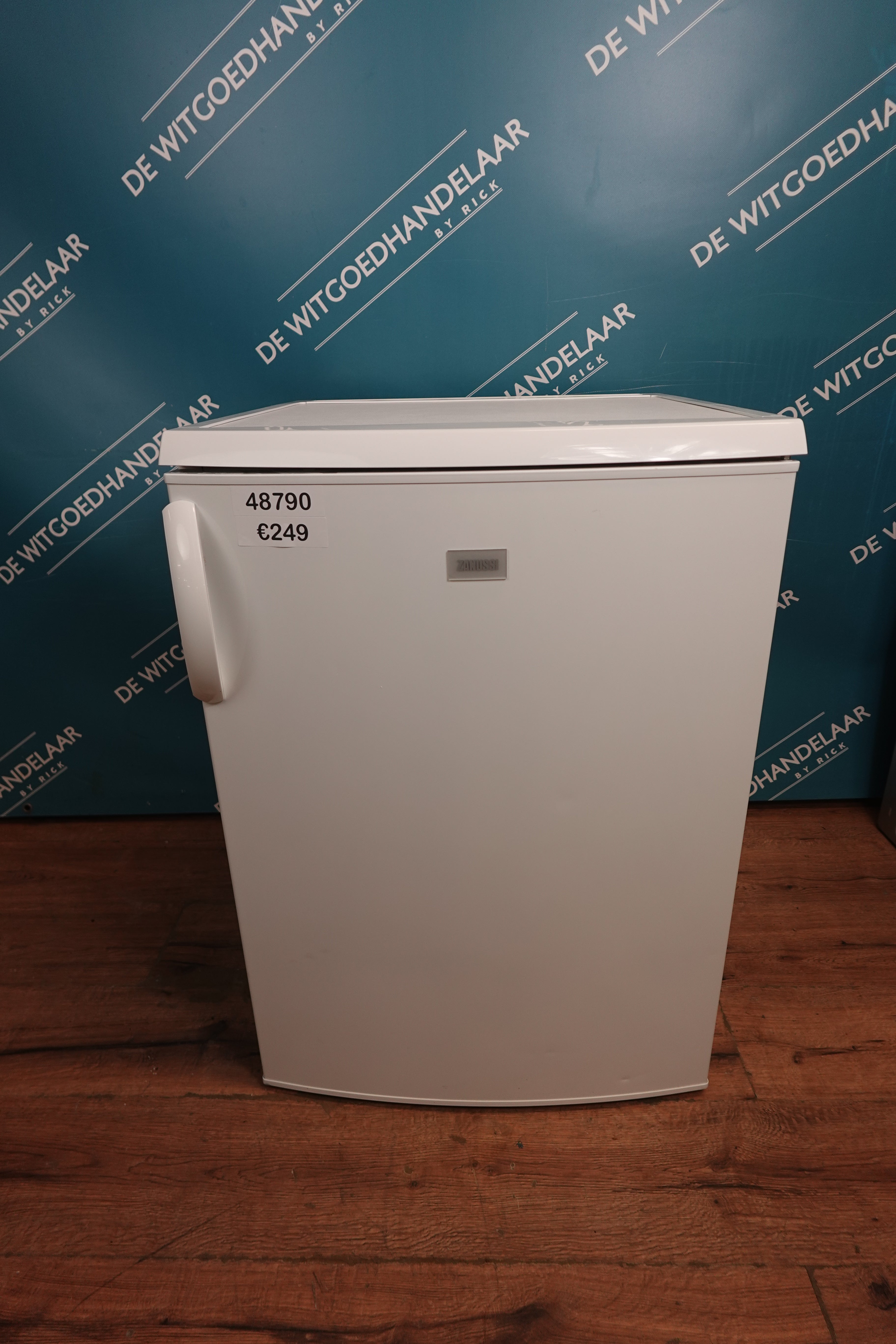 vrijstaande koel- vriescombinatie tafelmodel Zanussi