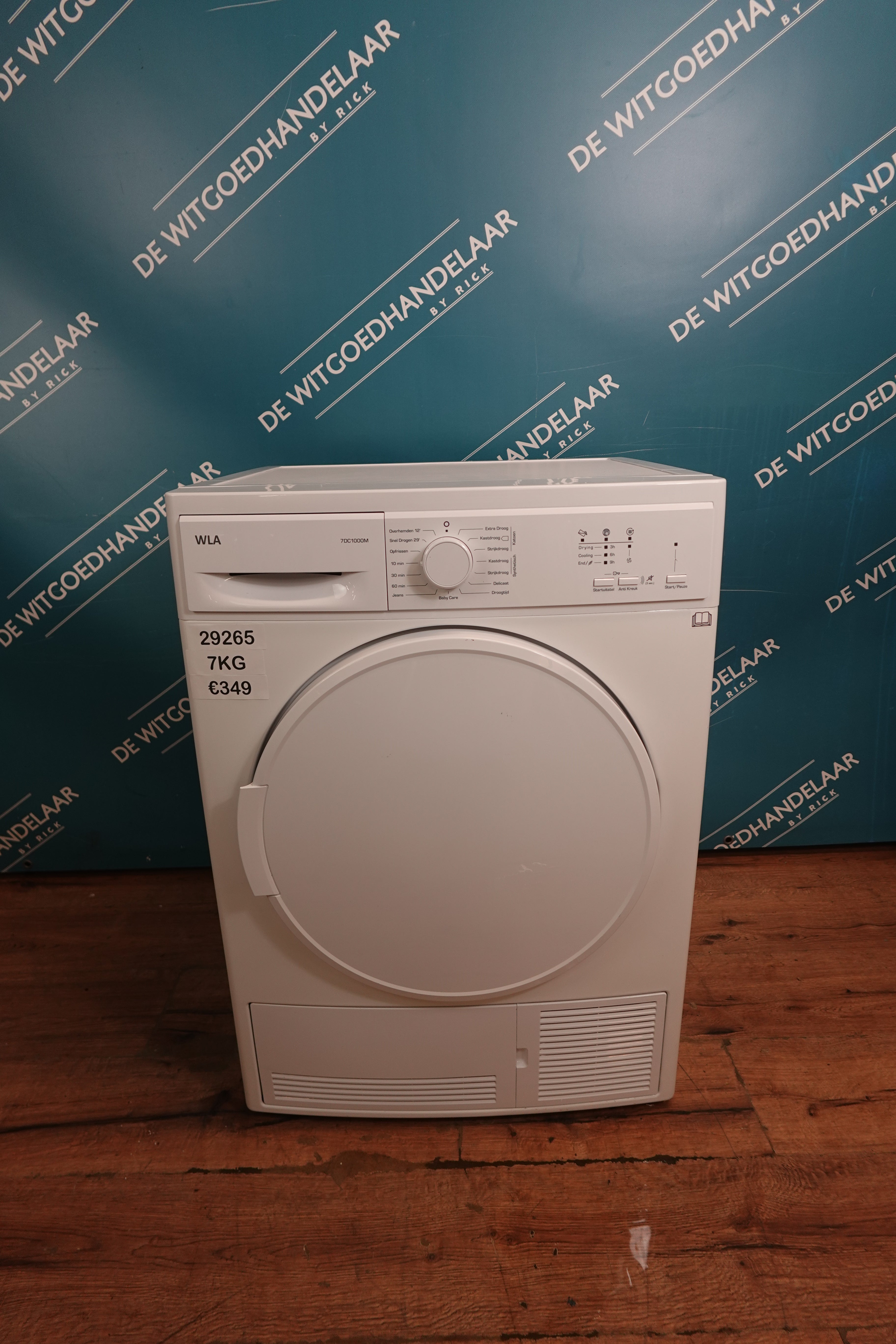 Condensdroger WLA 7 kg