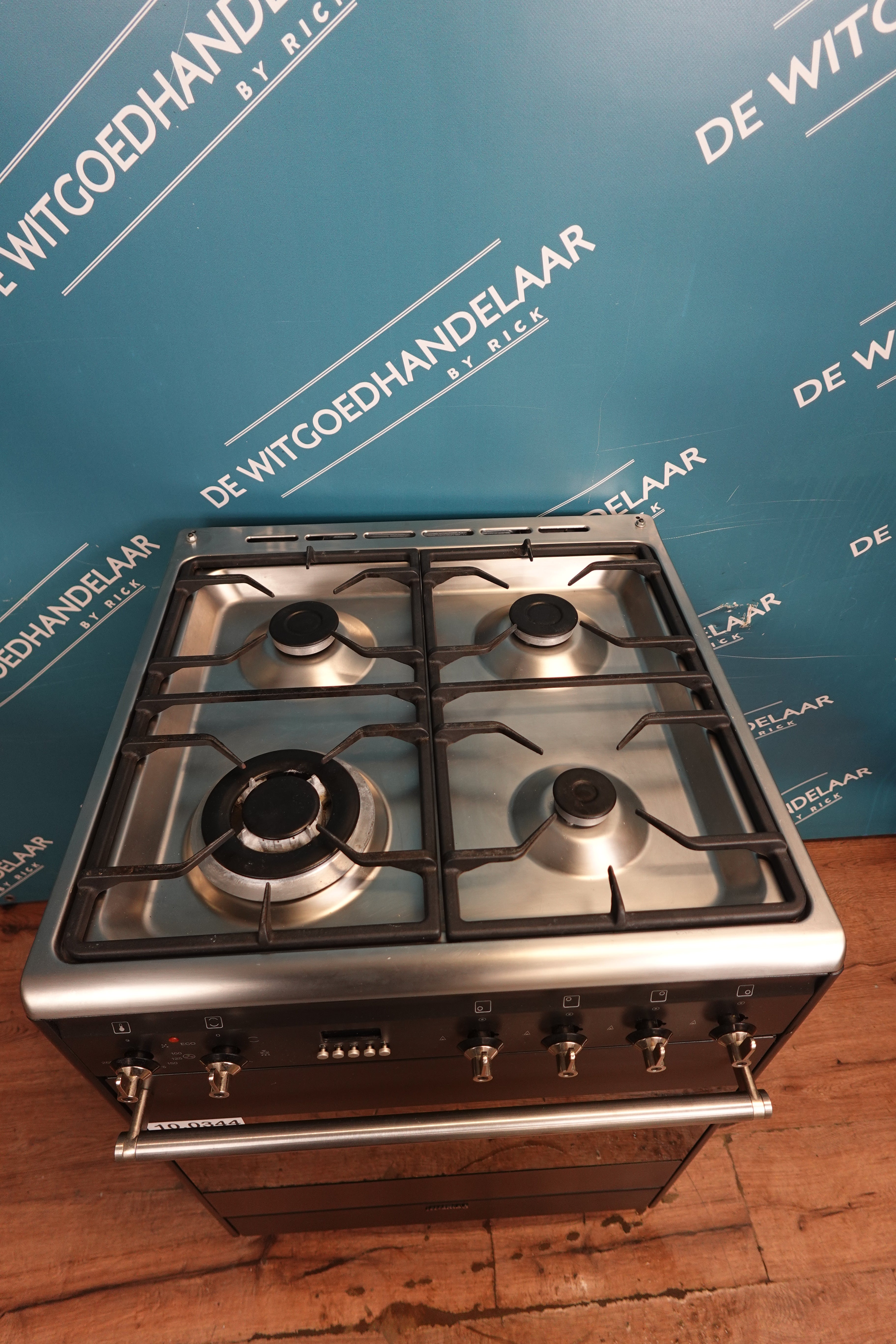 Gasfornuis met elektrische heteluchtoven Smeg