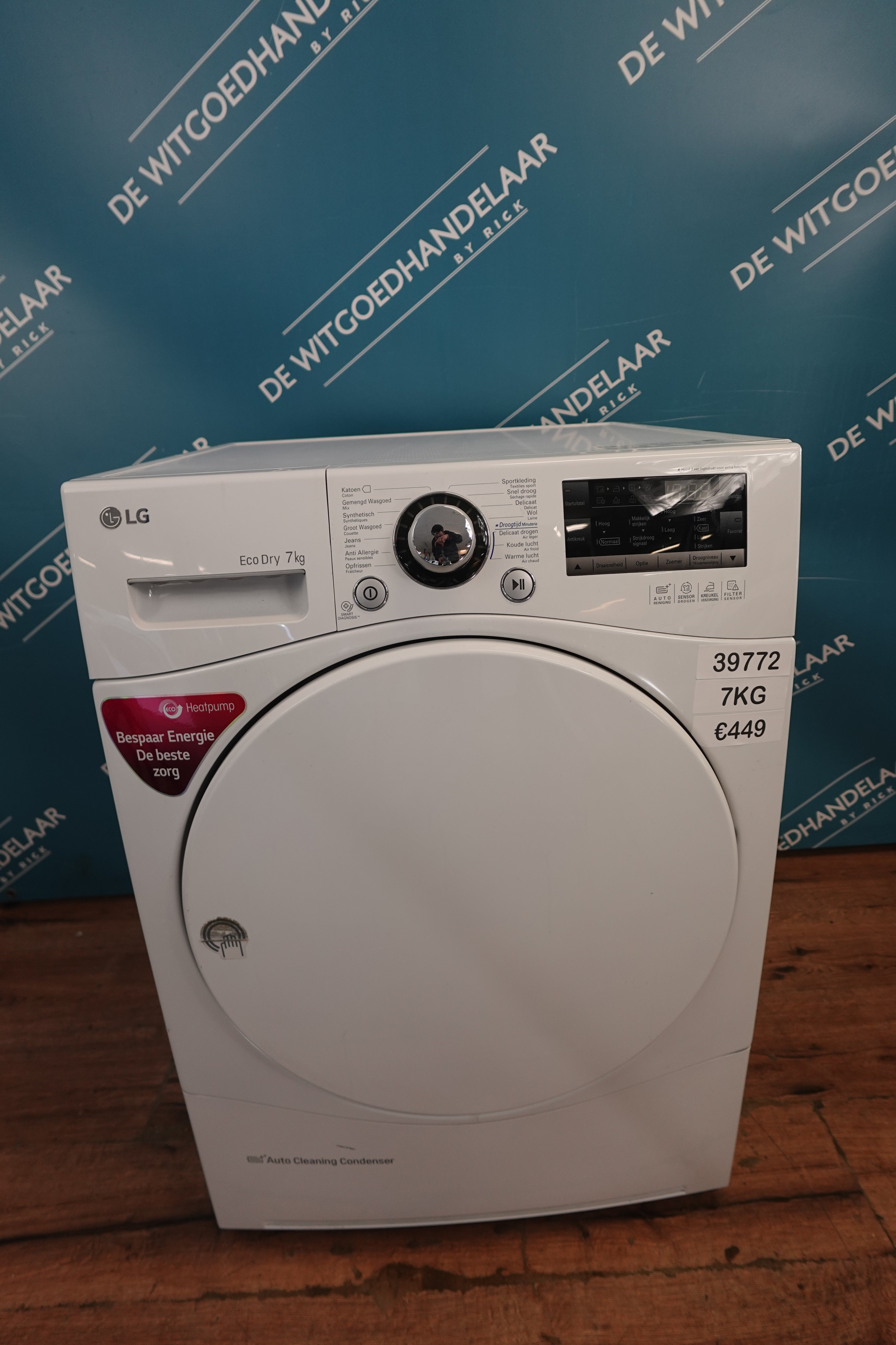 Warmtepompdroger LG Eco Dry 7 kg