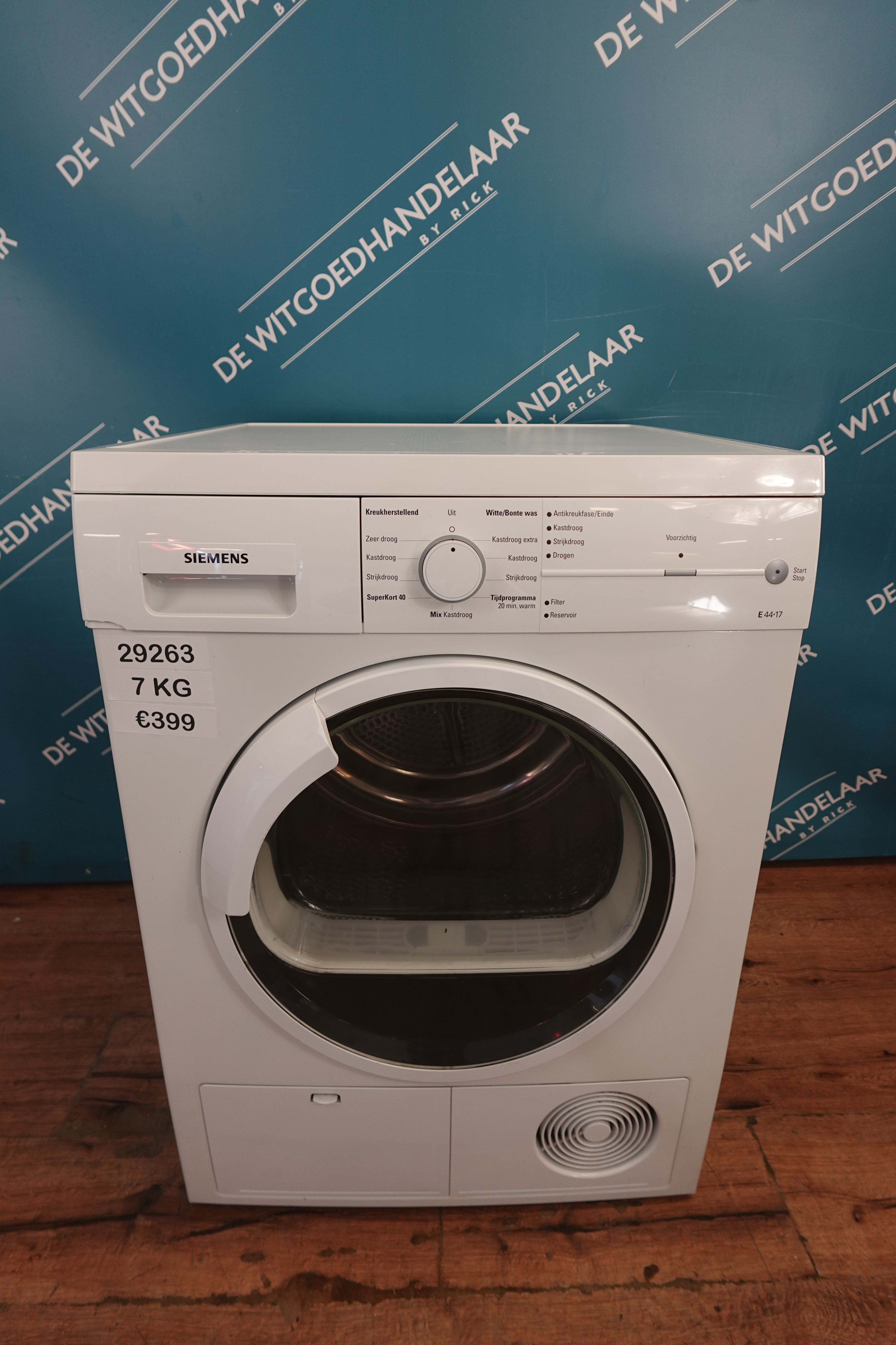 Condensdroger Siemens 7 kg