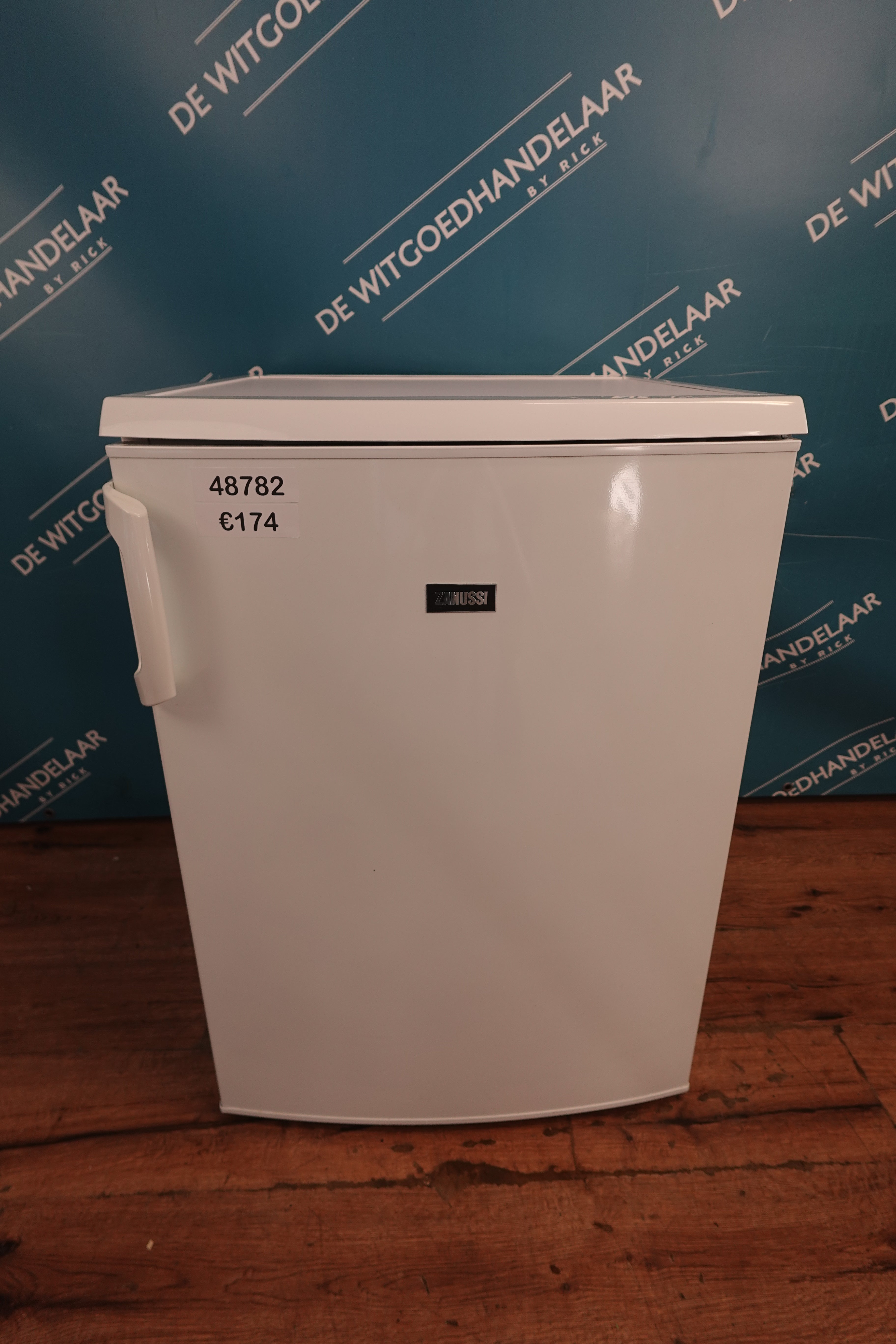 vrijstaande koel- vriescombinatie tafelmodel Zanussi
