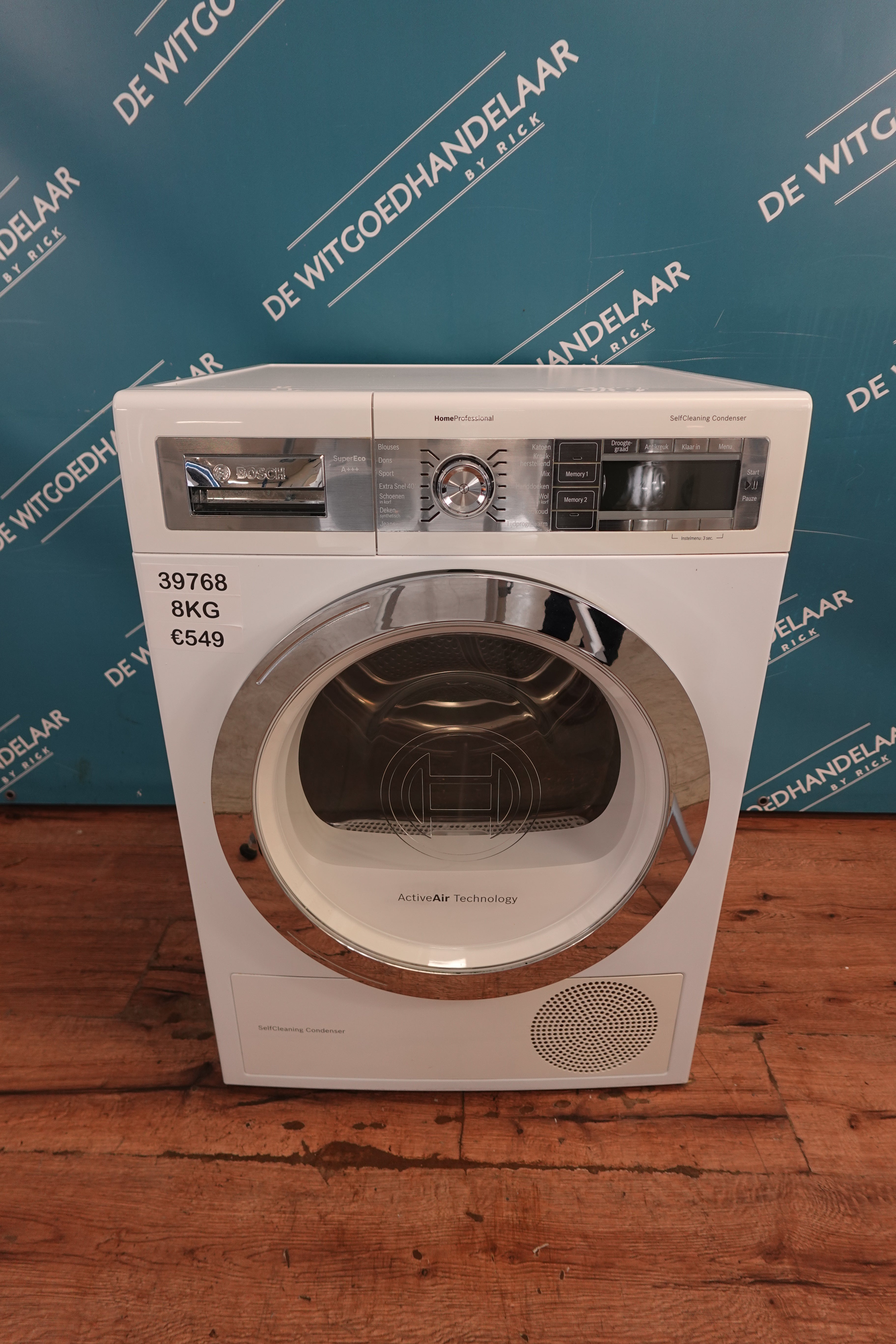 Warmtepompdroger Bosch Home Professional 8 kg