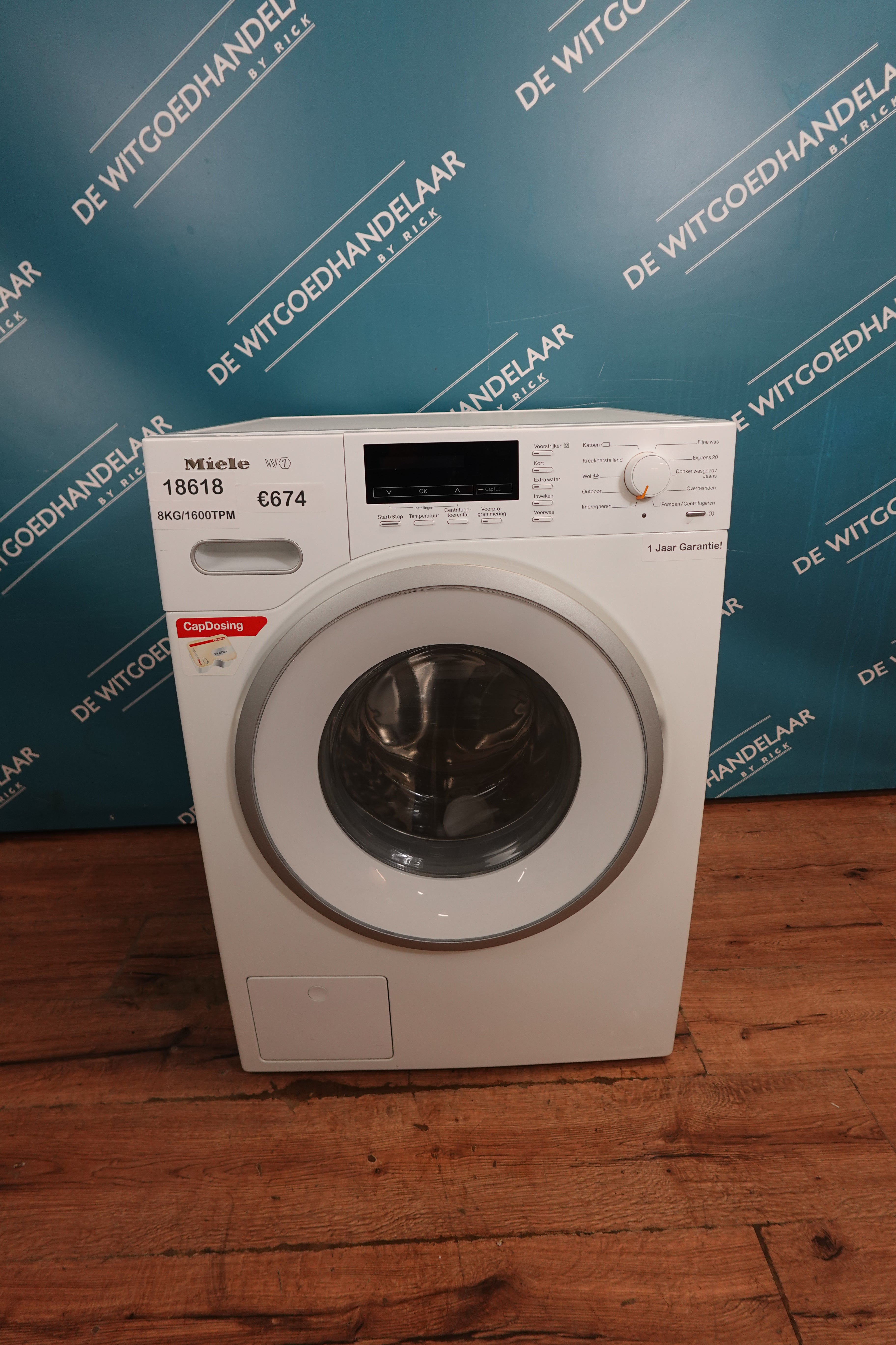Wasmachine Miele W1 8 kg 1600 toeren