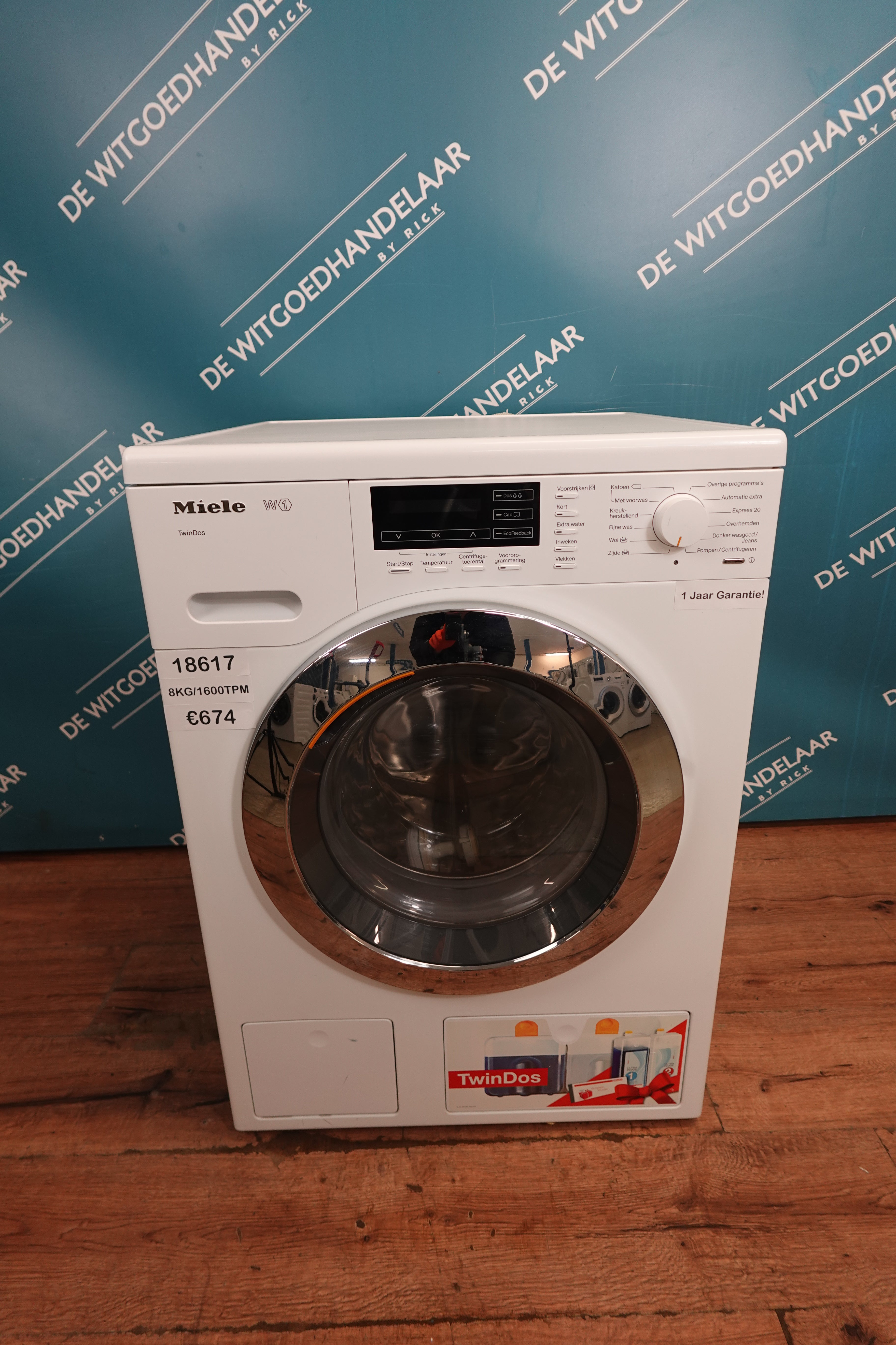 Wasmachine Miele W1 8 kg 1600 toeren