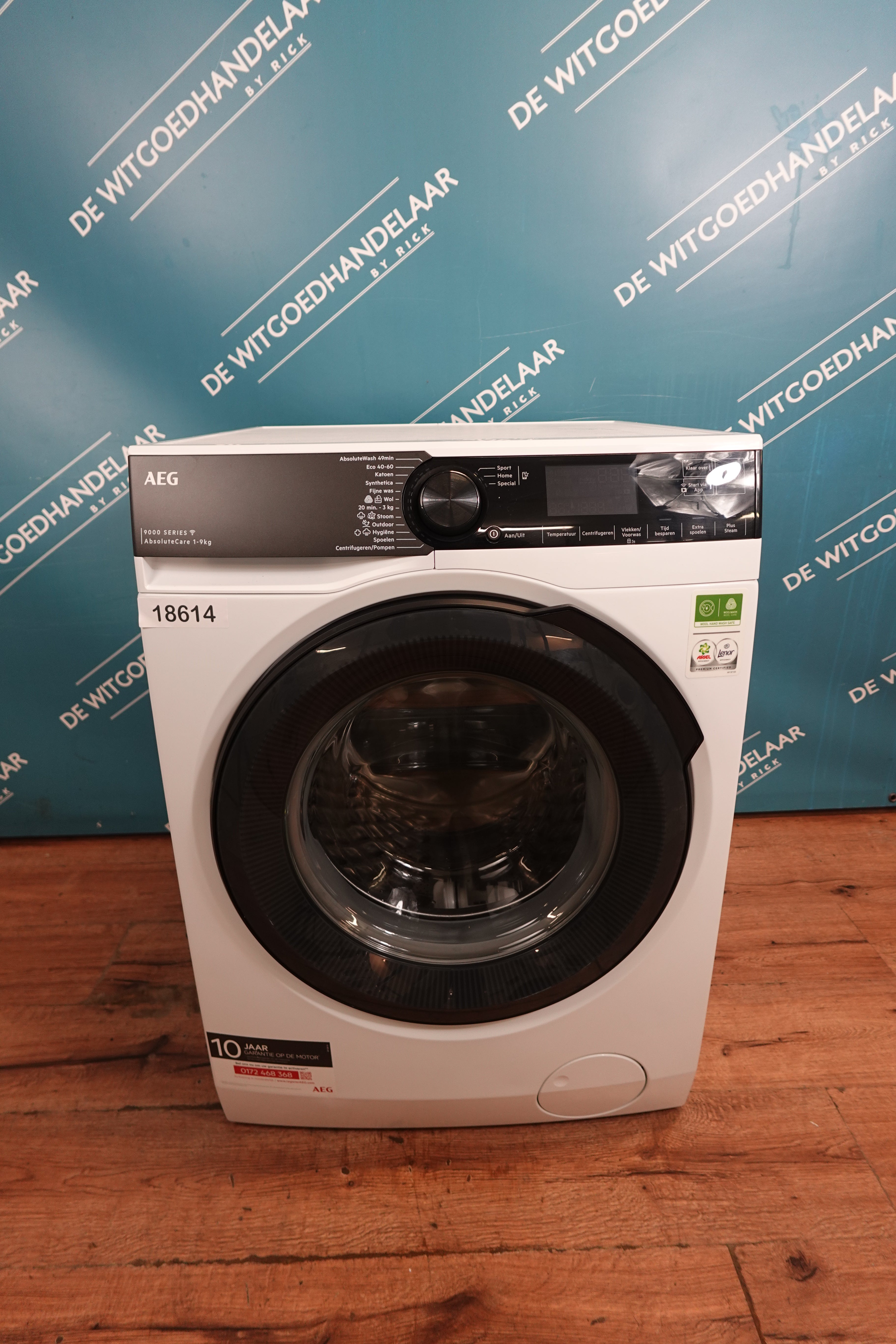 Wasmachine AEG 9000 series 9 kg 1600 toeren
