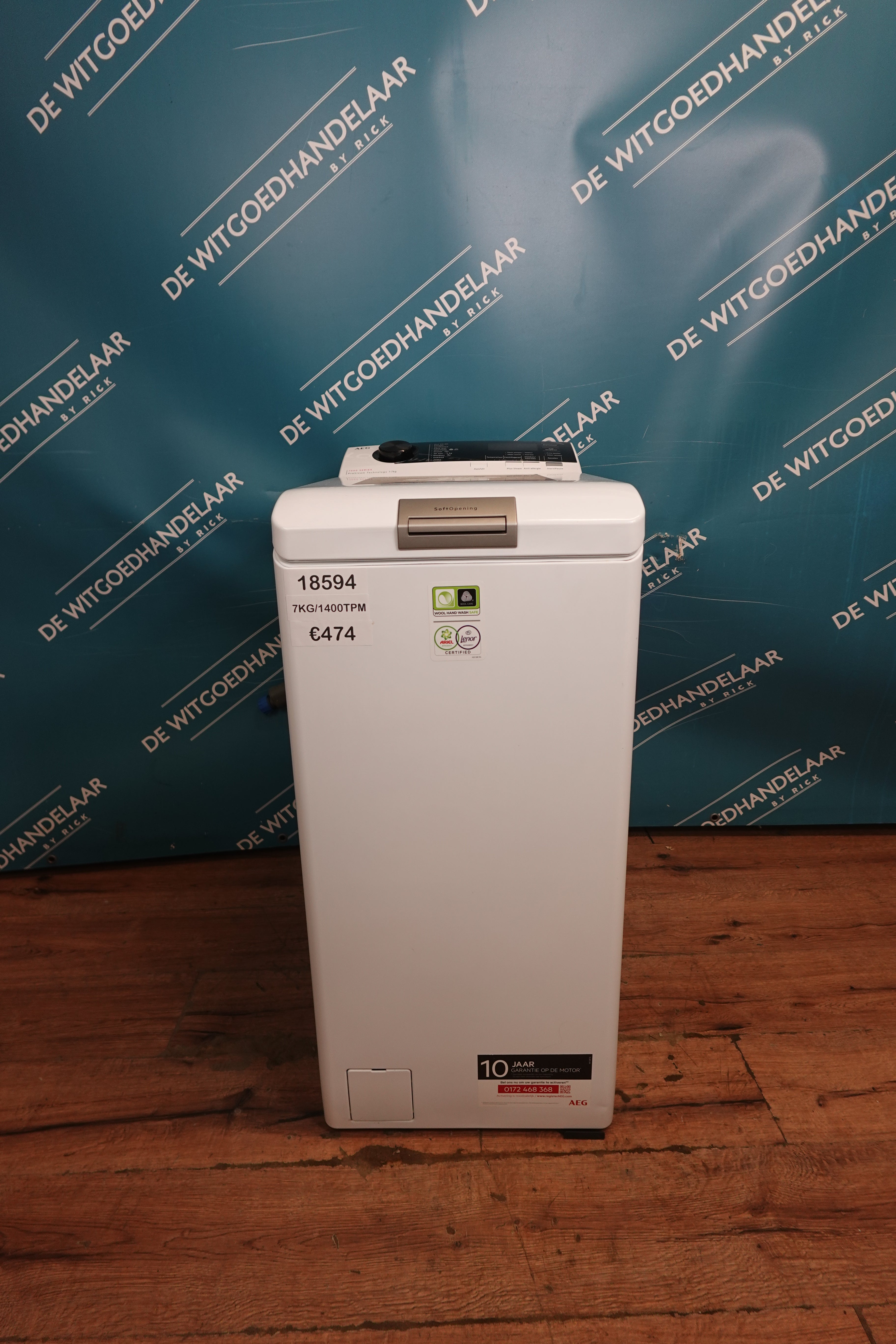 Wasmachine AEG 7000 Series 7 kg 1300 toeren