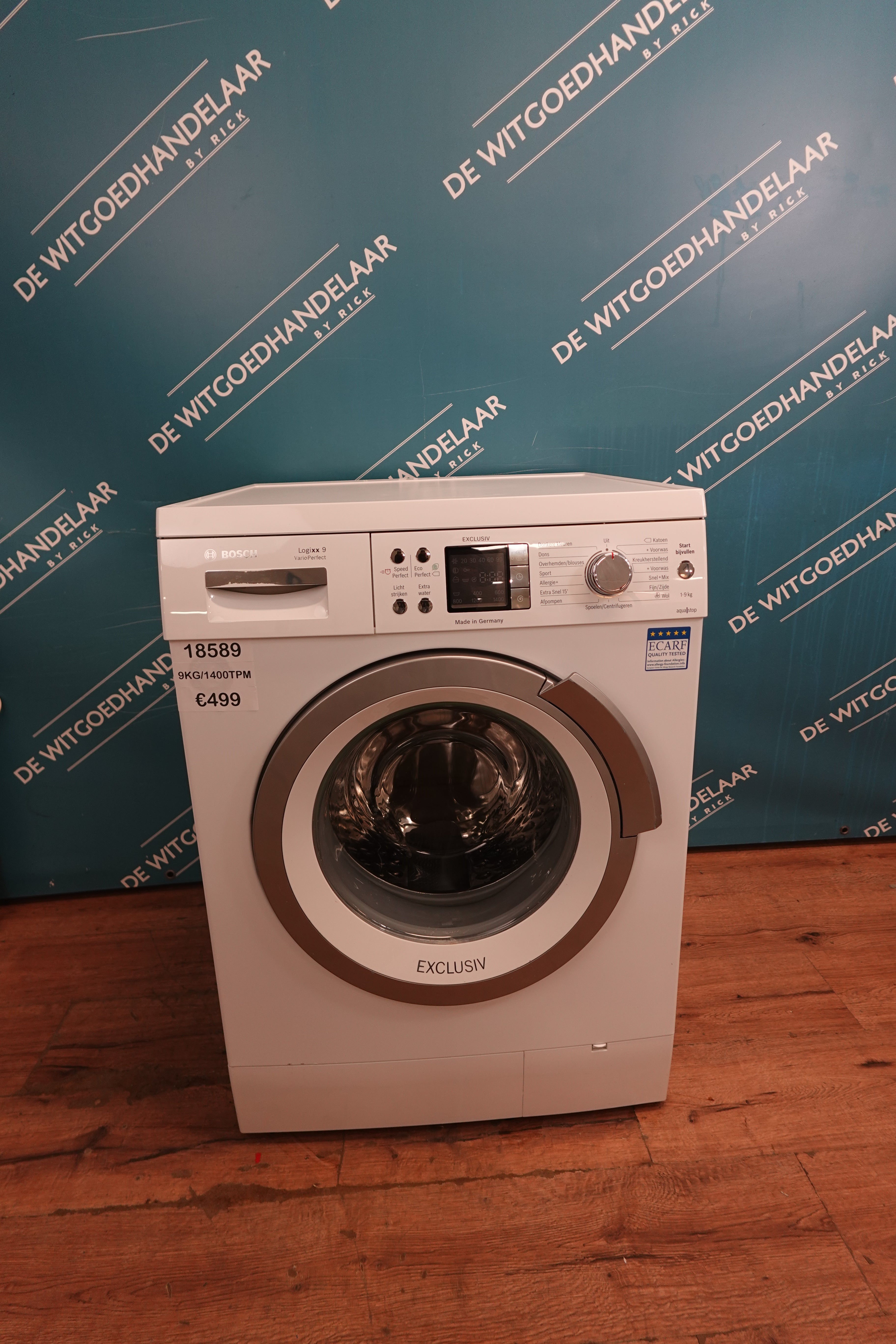 Wasmachine Bosch Logixx 9 9 kg 1400 toeren