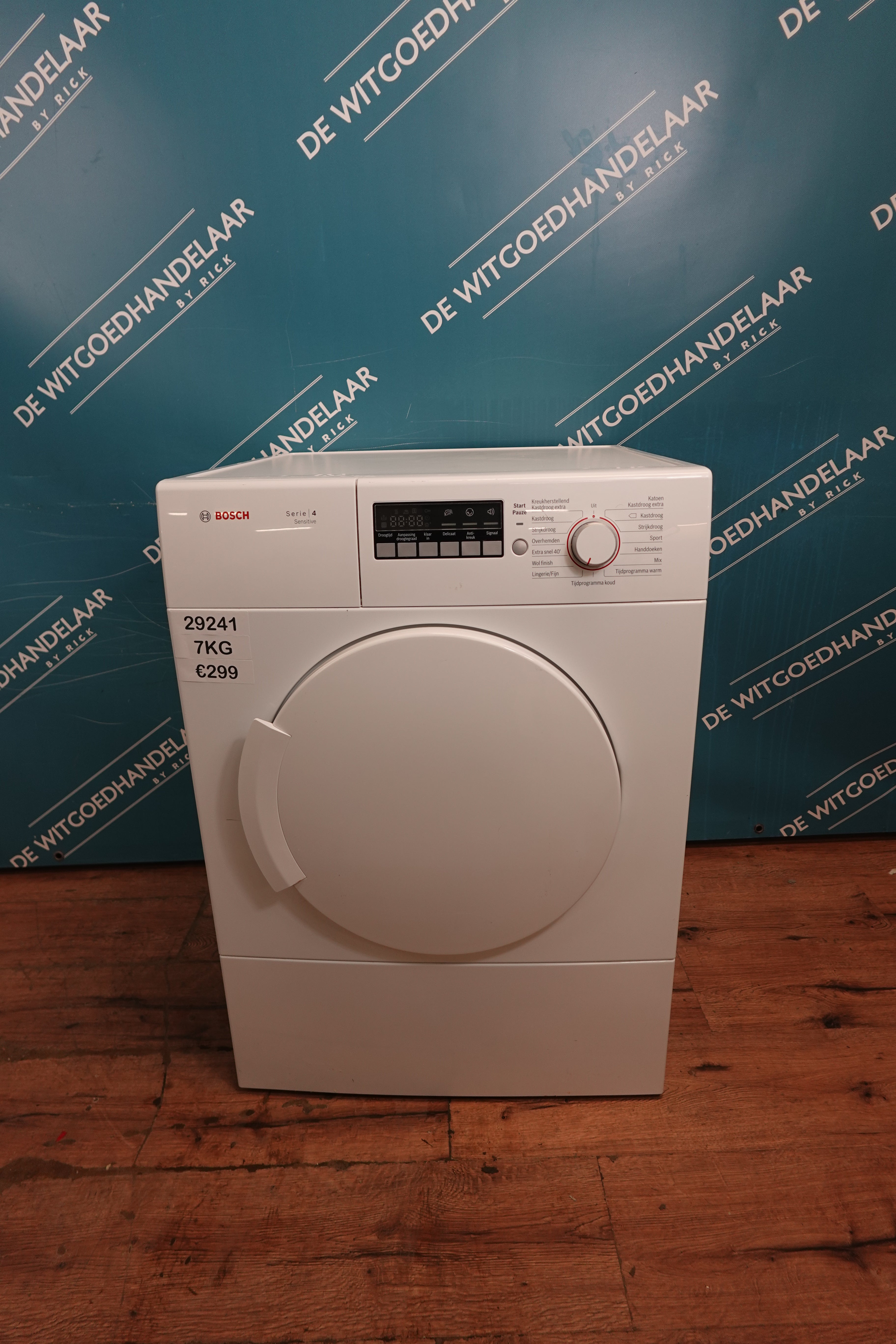 Luchtafvoerdroger Bosch Serie 4 7 kg