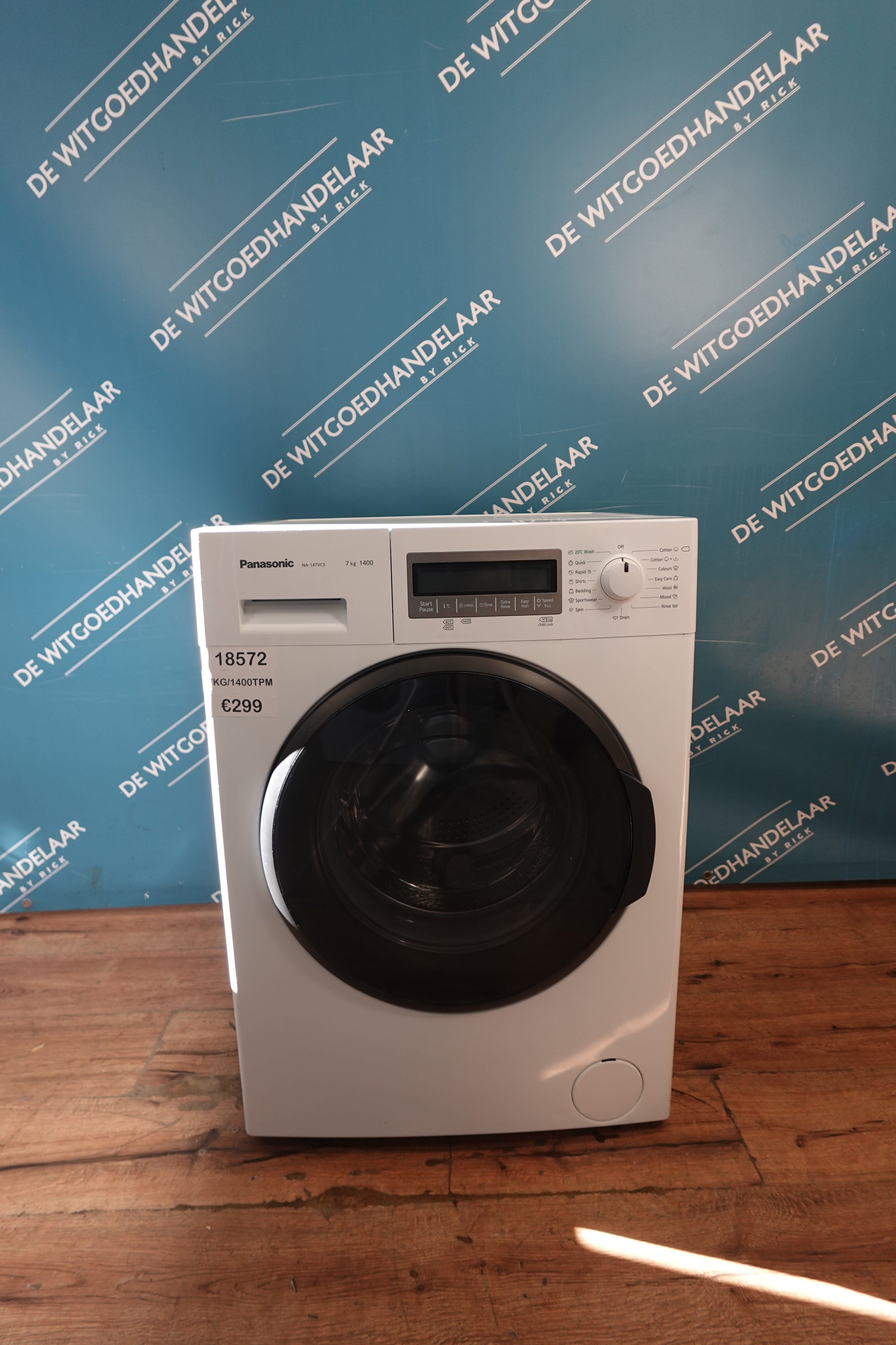 Wasmachine Panasonic 7 kg 1400 toeren