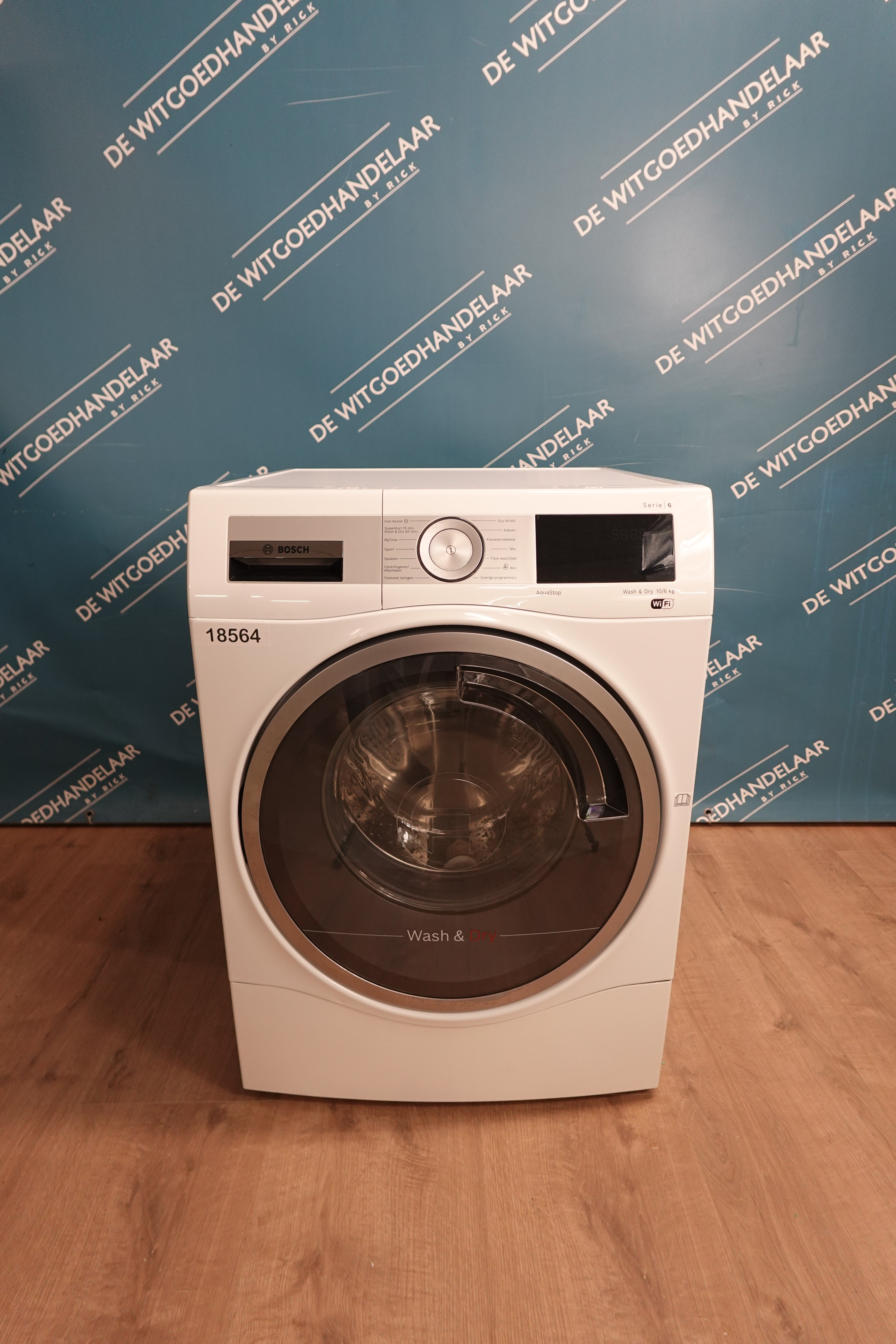 Was- droogcombinatie Bosch serie 6 10/6 kg 1400 toeren