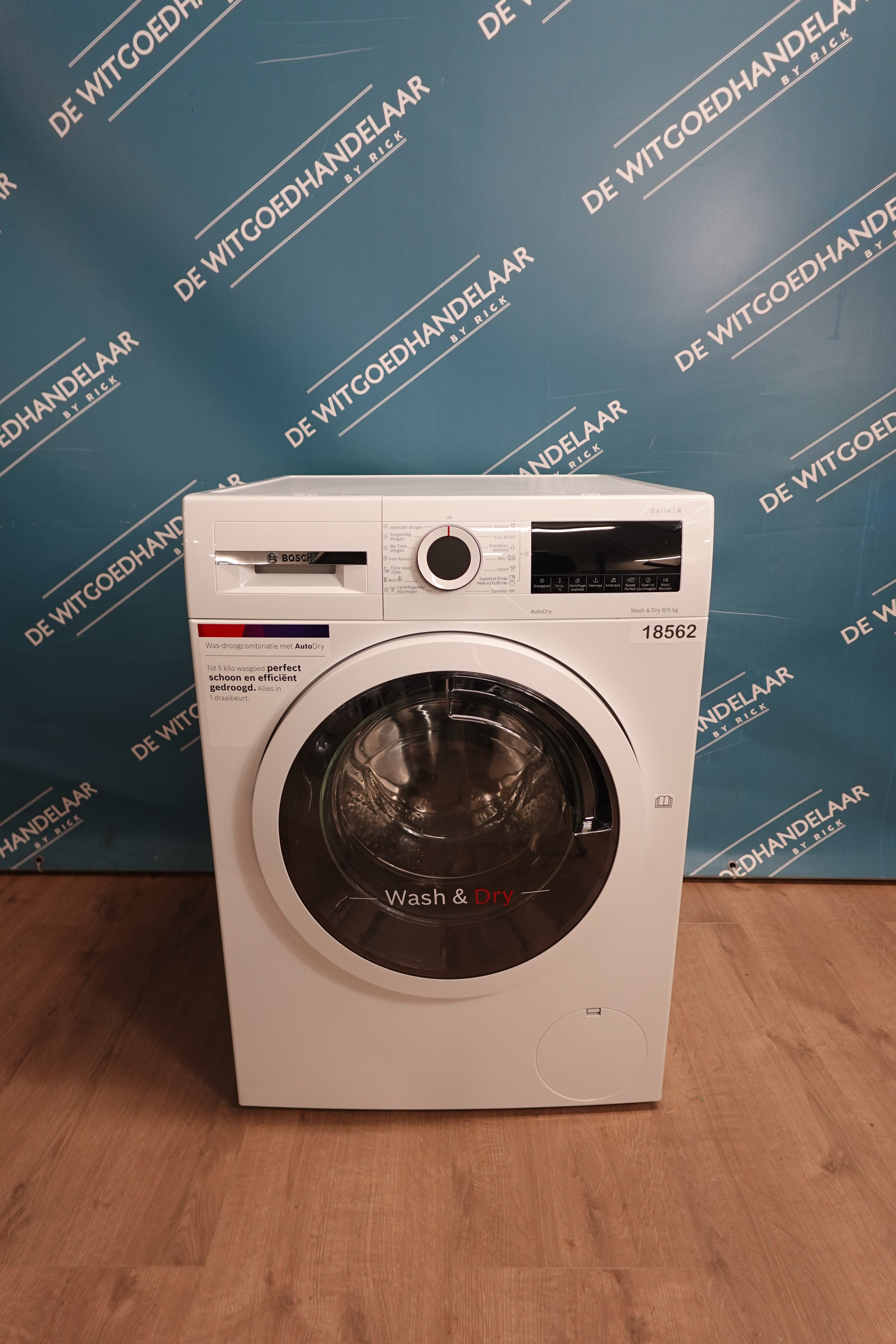 Was- droogcombinatie Bosch serie 4 8/5 kg 1400 toeren