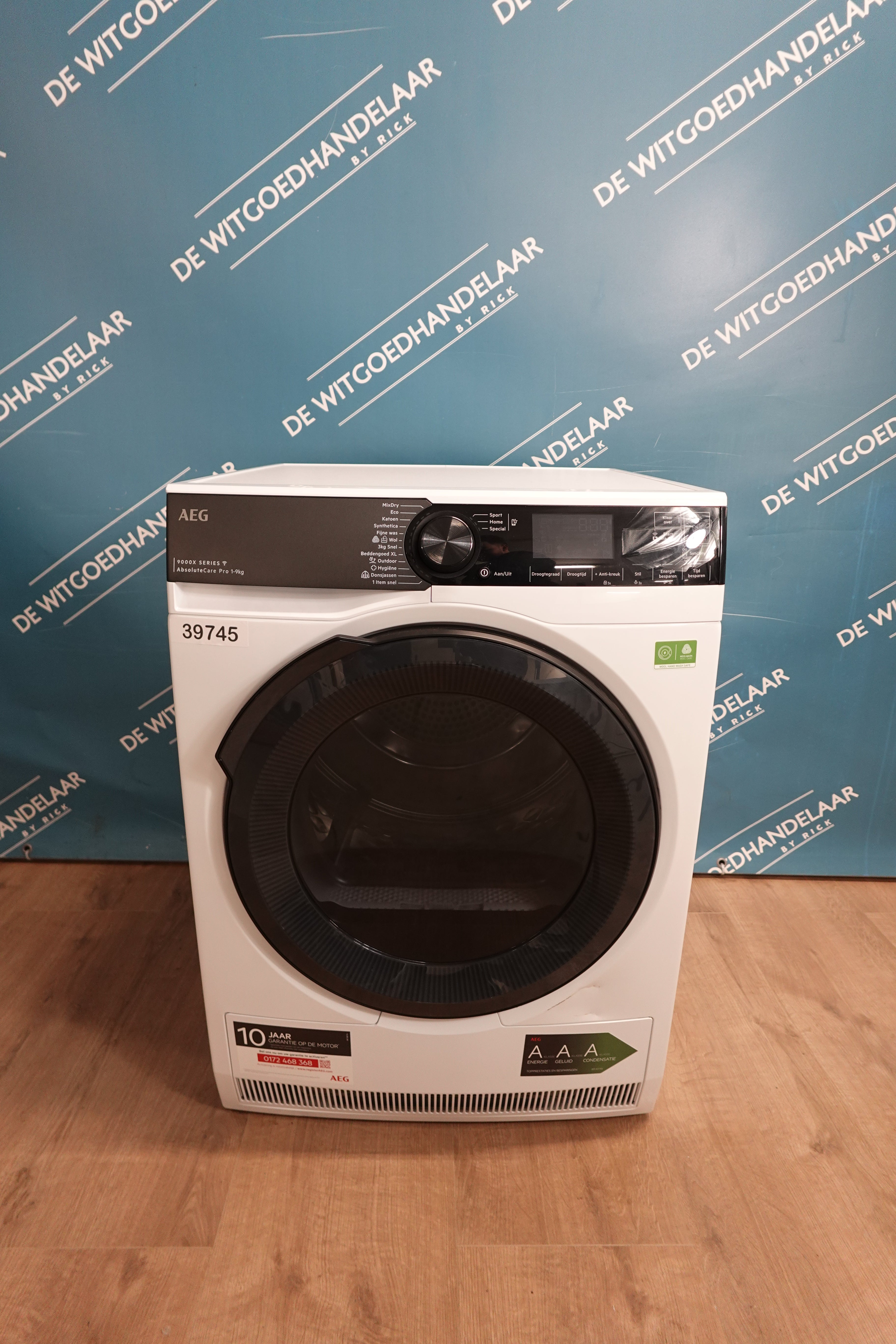 Warmtepompdroger AEG 9000X series 9 kg