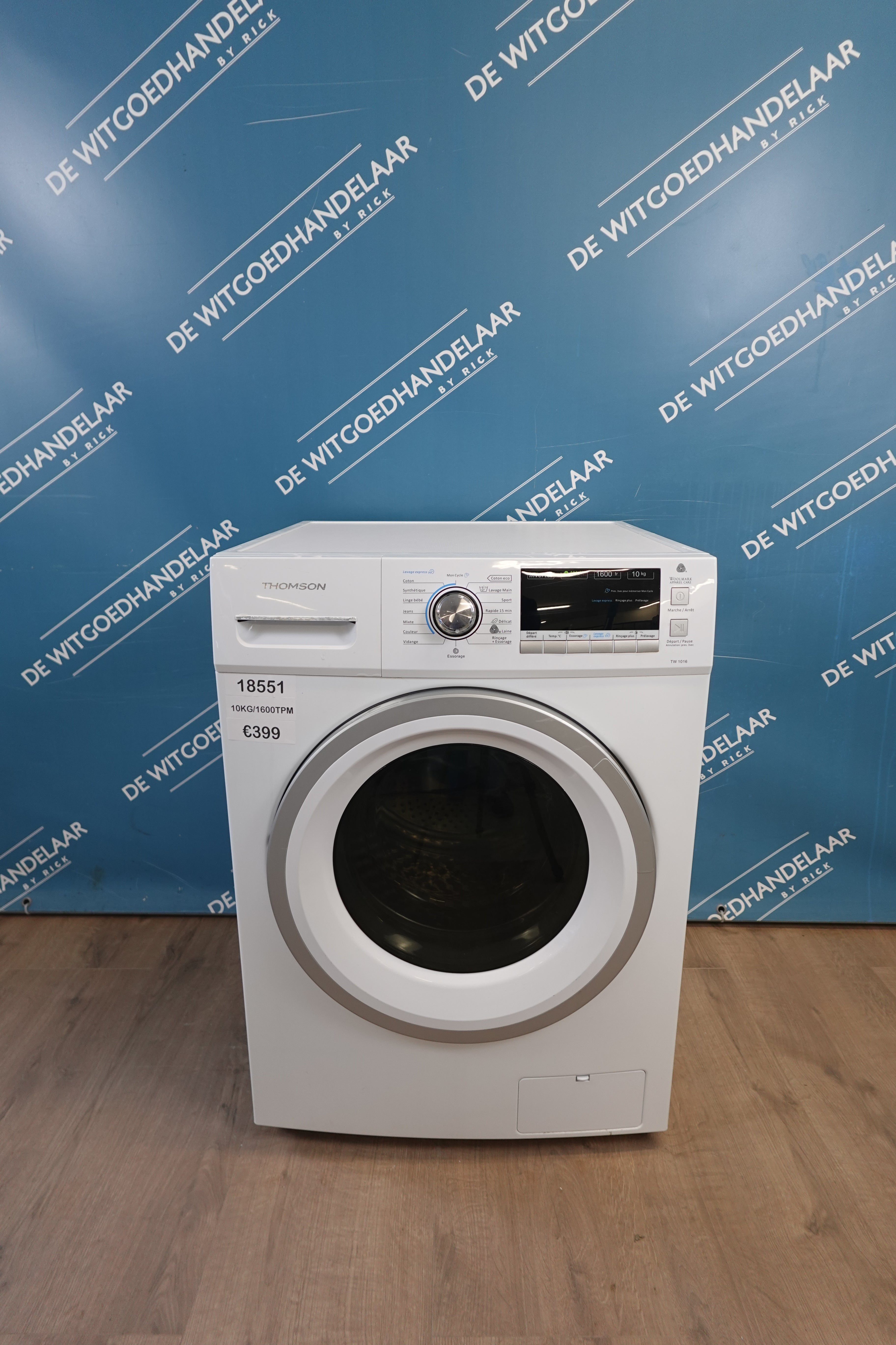 Wasmachine Thomson 9 kg 1600 toeren