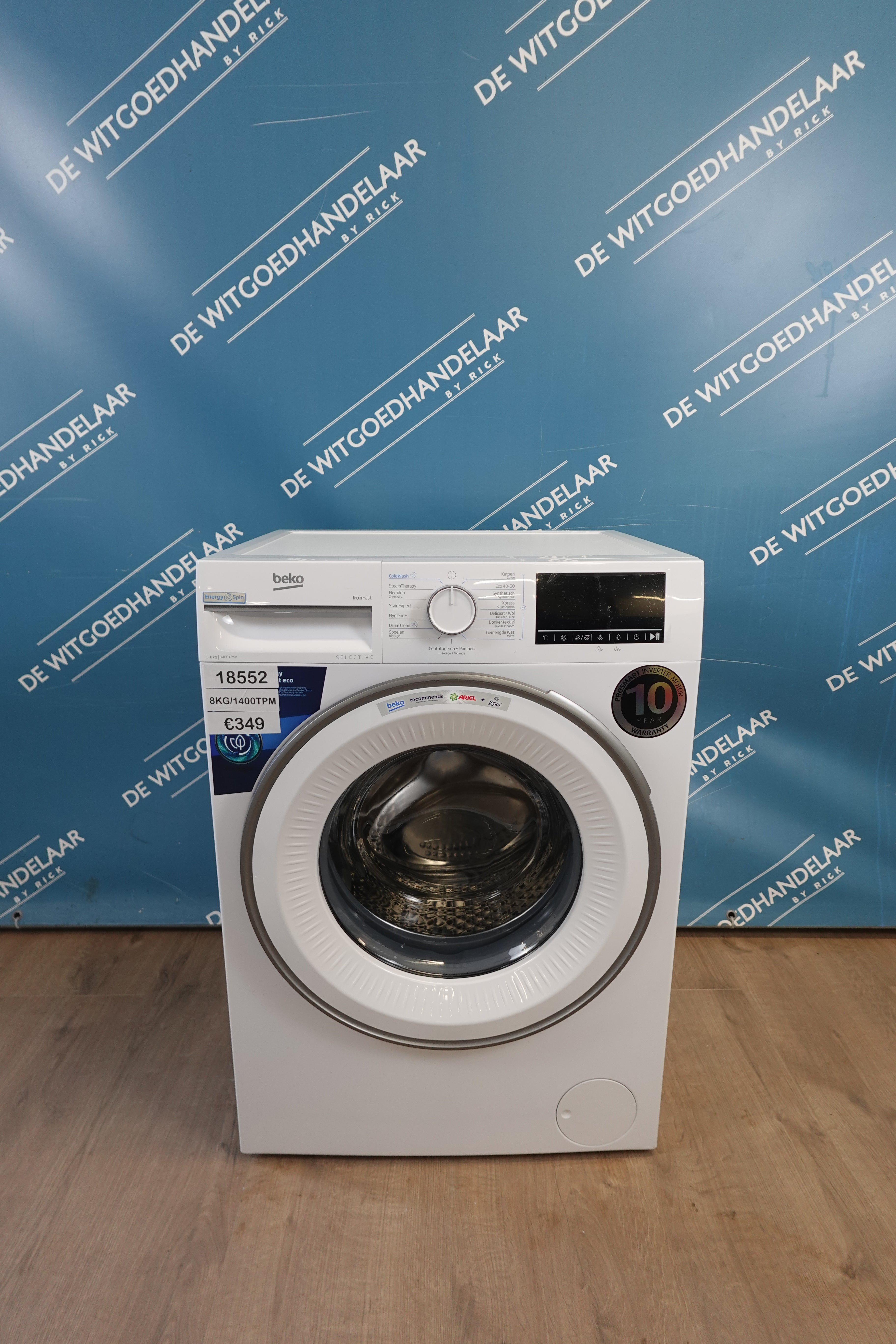 Wasmachine Beko 8 kg 1400 toeren