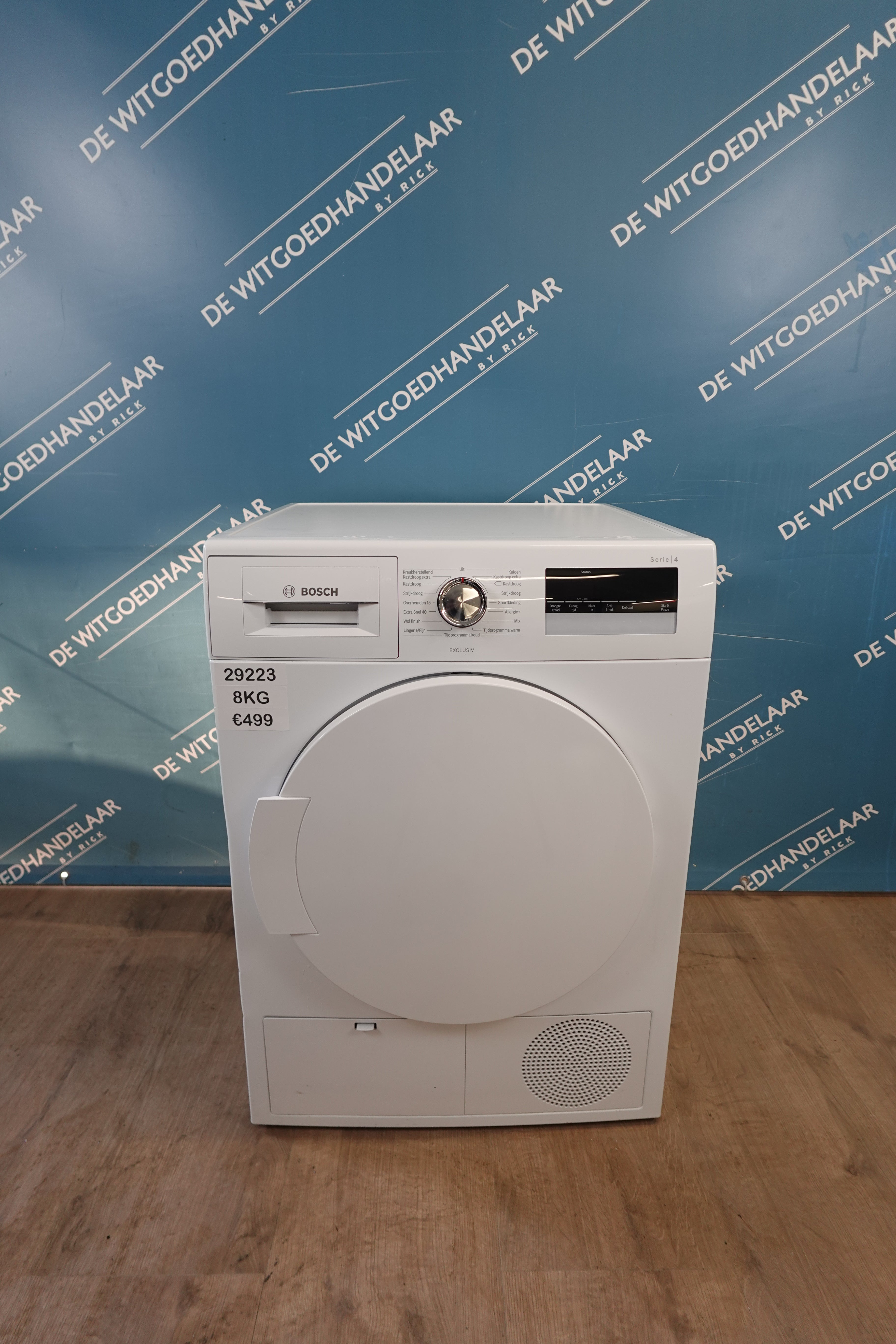 Condensdroger Bosch serie 4 8 kg