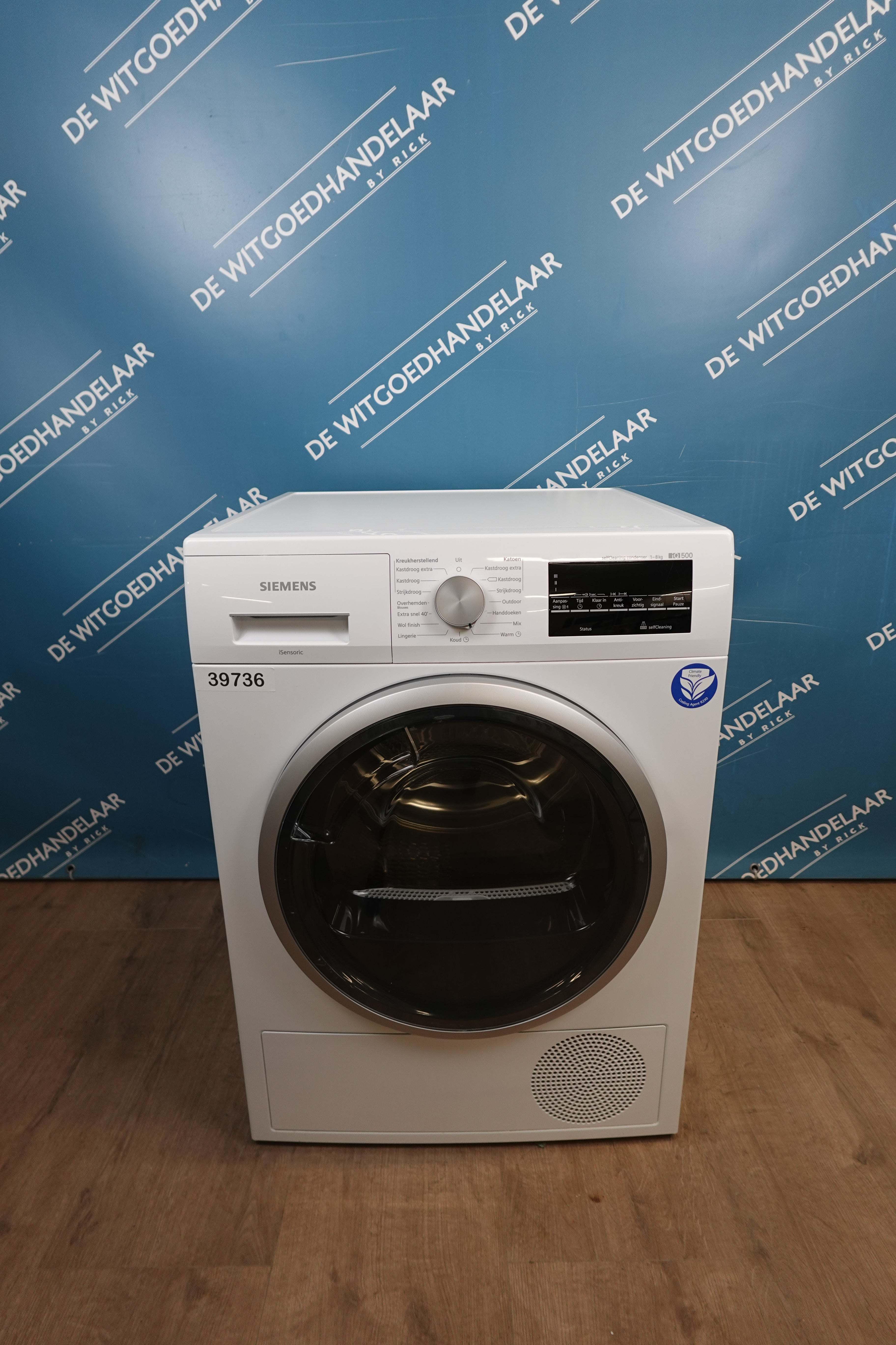 Warmtepompdroger Siemens IQ 500 8 kg