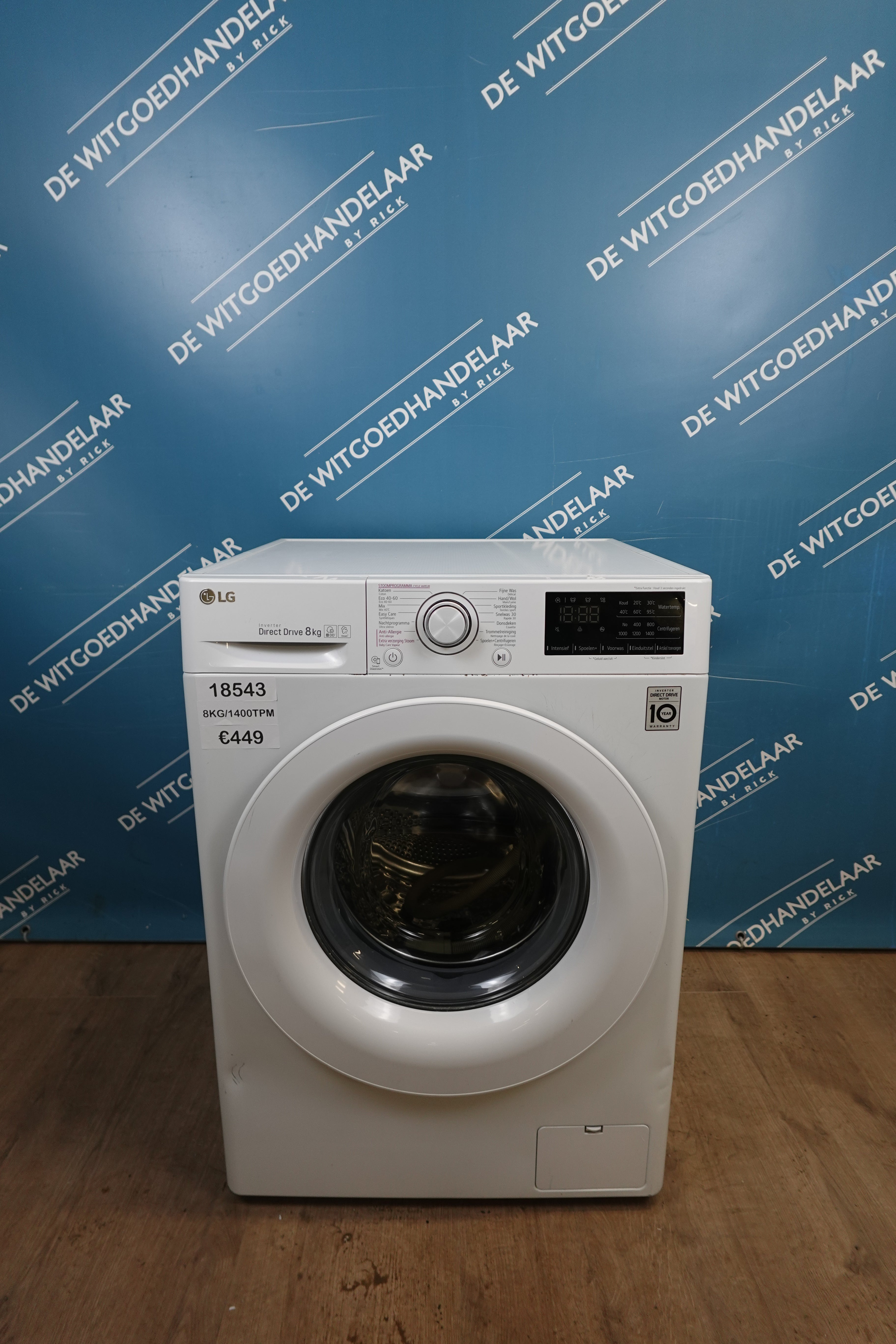Wasmachine LG 8 kg 1400 toeren