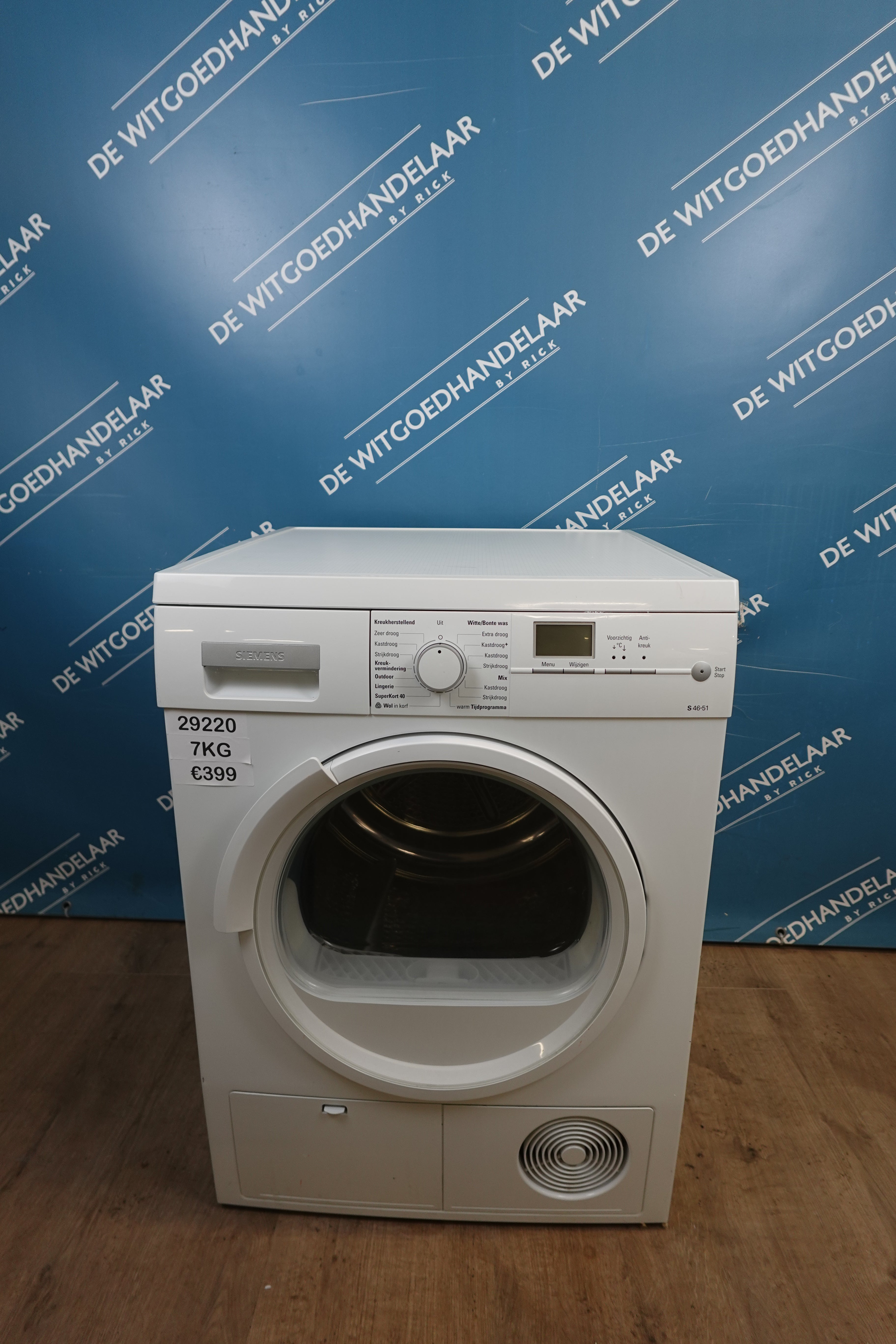 Condensdroger Siemens S4651 7 kg