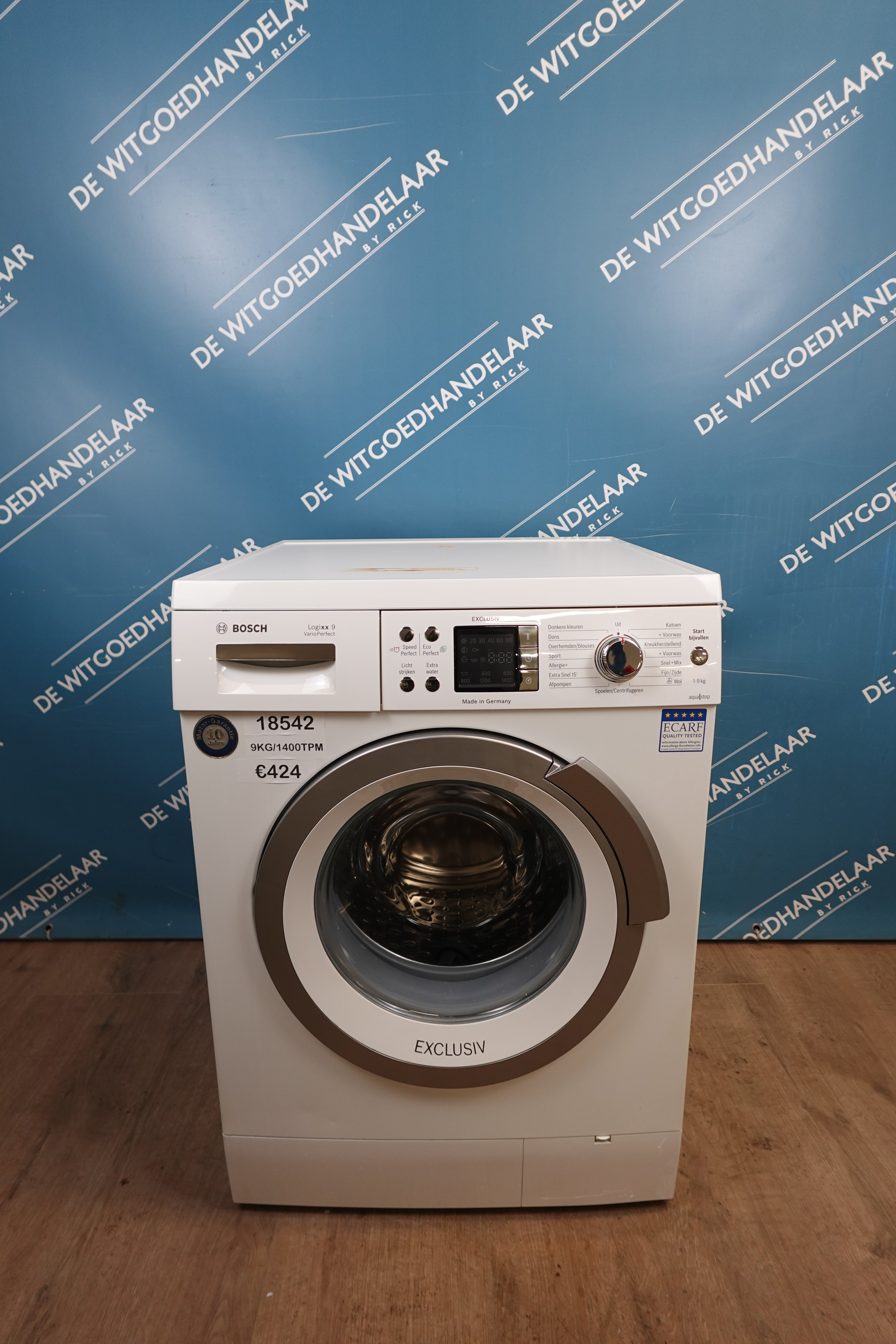 Wasmachine Bosch Logixx 9 9 kg 1400 toeren