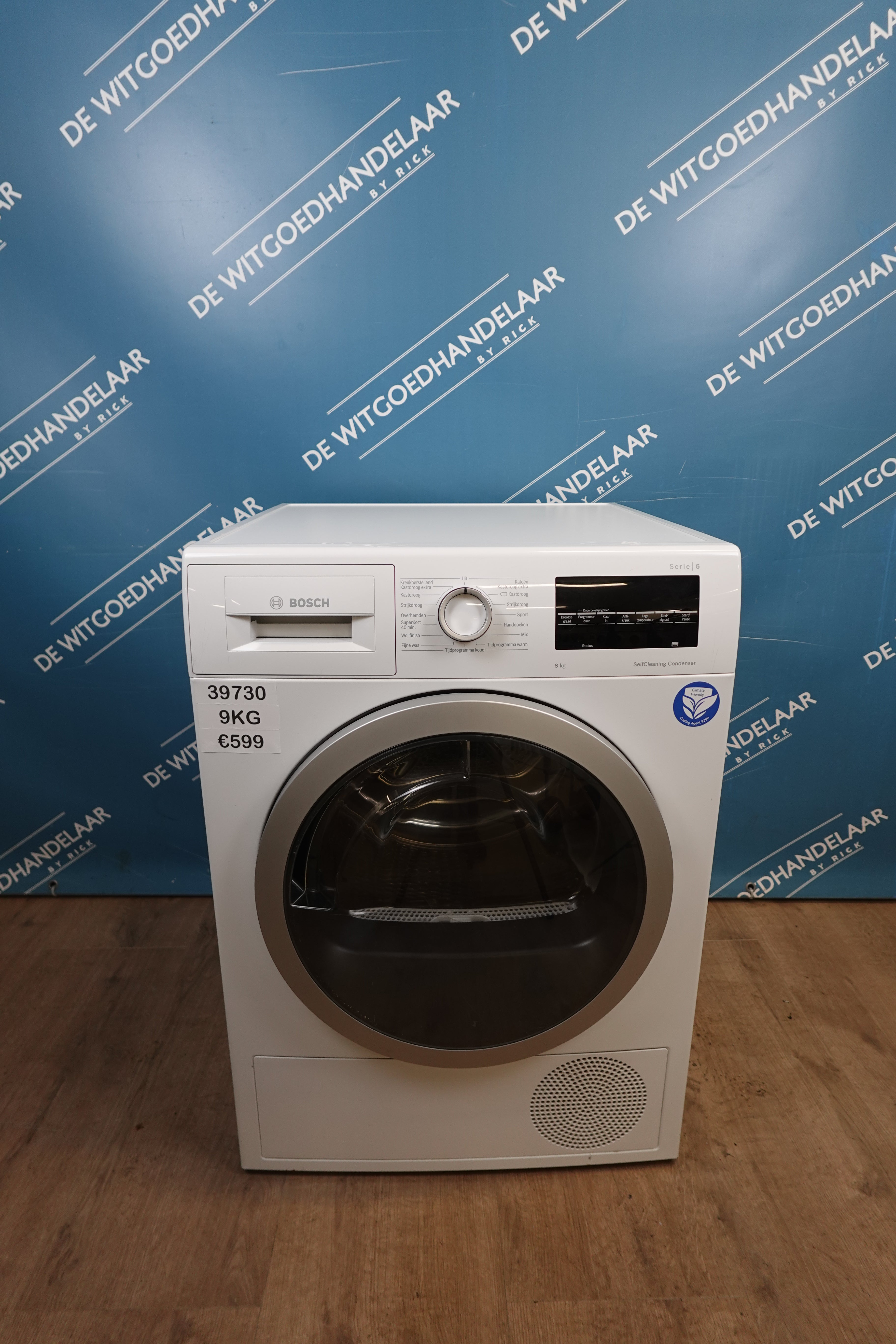 Warmtepompdroger Bosch Serie 6 8 kg